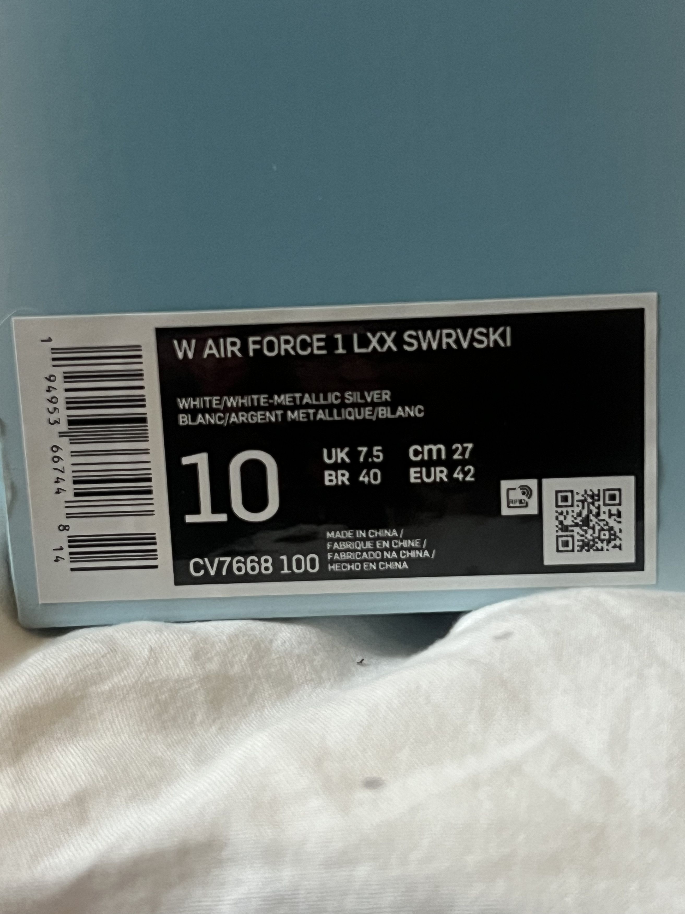 Nike Air Force x Svarovski Size US 9 / EU 42 - 7 Thumbnail
