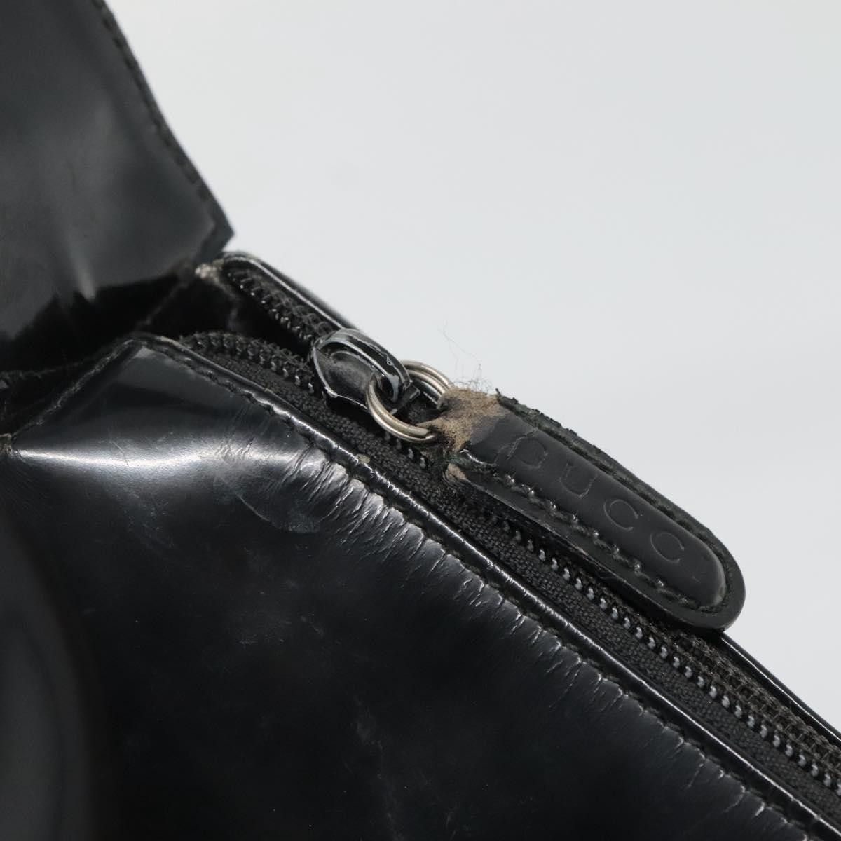 Gucci GUCCI Shoulder Bag Enamel Black 001 3754 001 3754 Size ONE SIZE - 14 Thumbnail