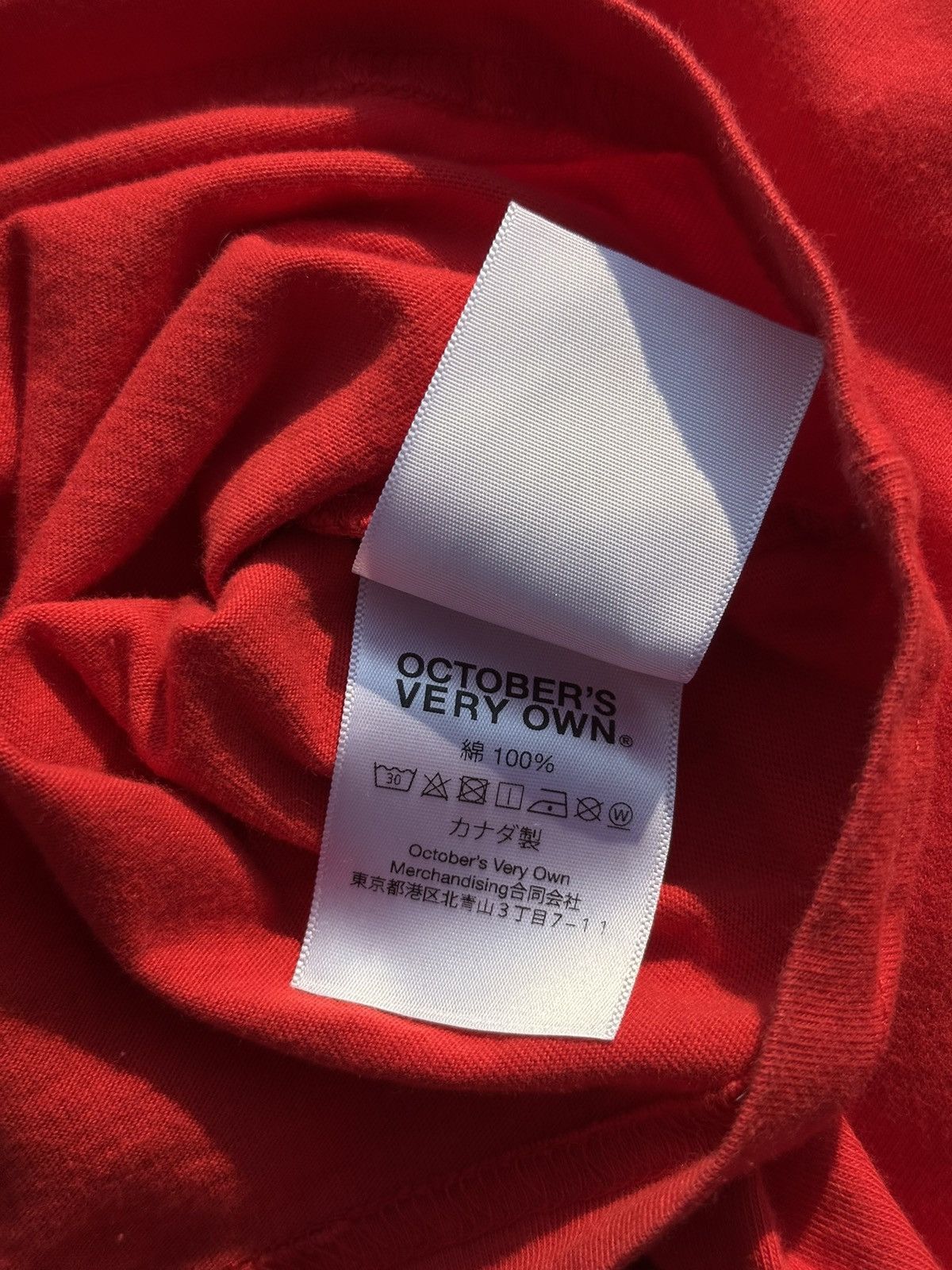 October's Very Own Octobers Very Own X Raptors Red Longsleeve Size US S / EU 44-46 / 1 - 11 Thumbnail