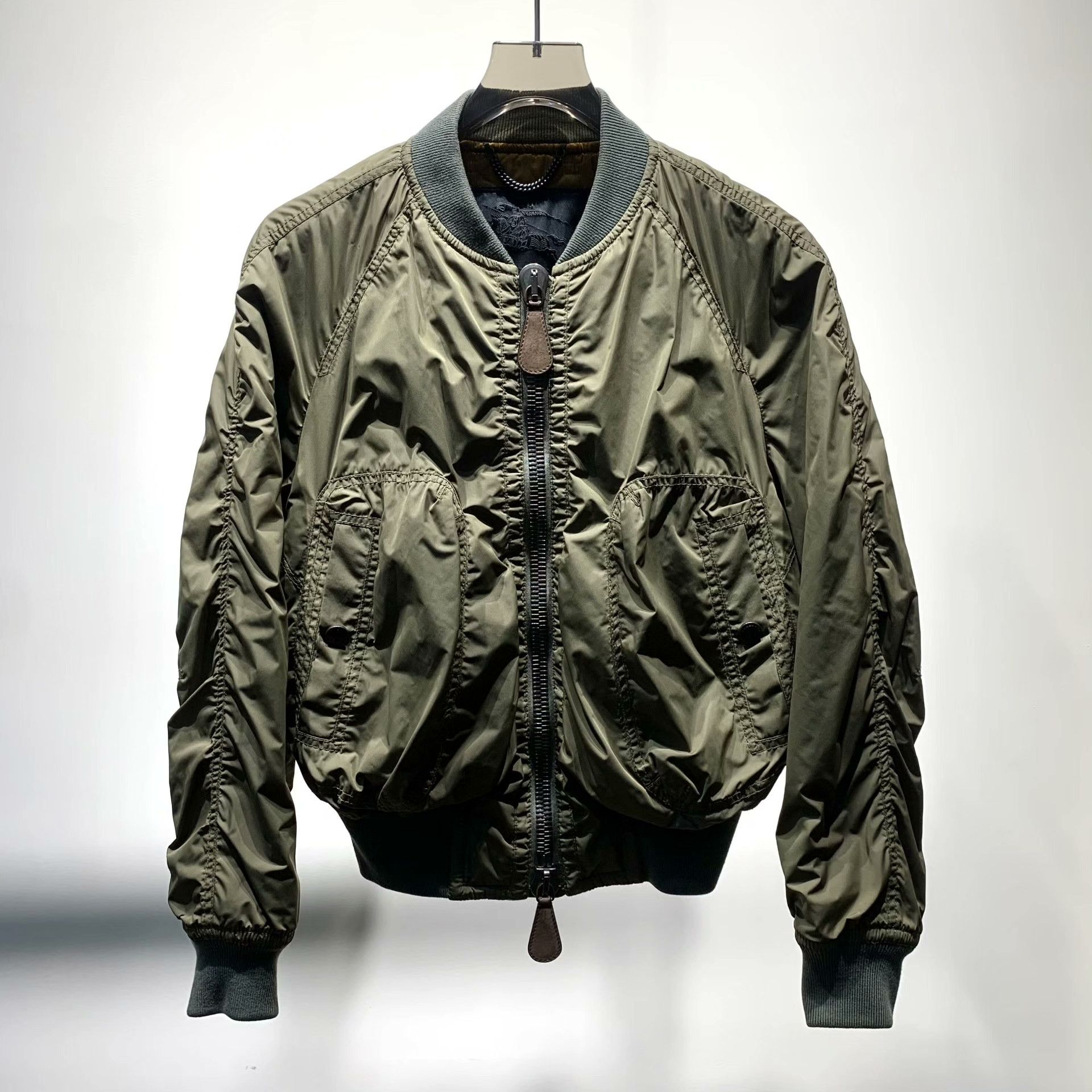 Burberry Burberry Cotton Green Heavy Coat 40 Men Size US M / EU 48-50 / 2 - 1 Thumbnail