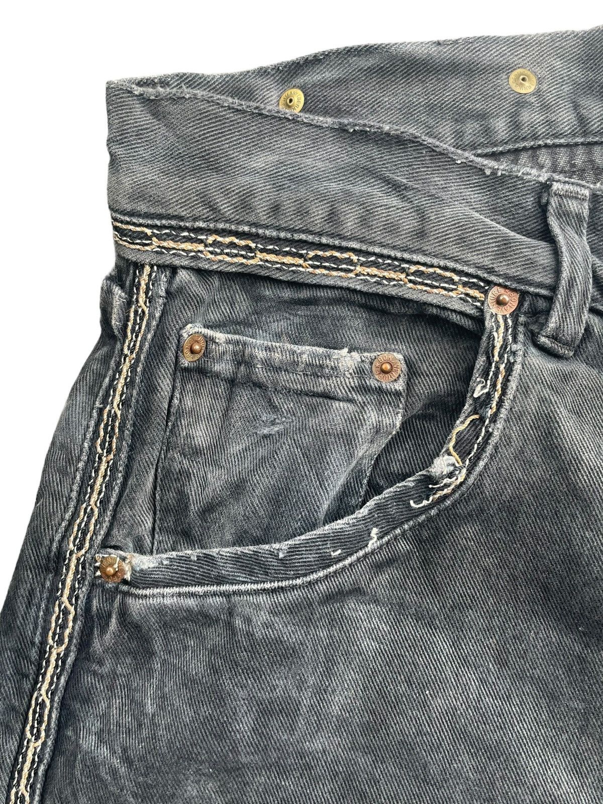 Designer Vintage Bonaventure Distresed Denim Size US 35 - 7 Thumbnail