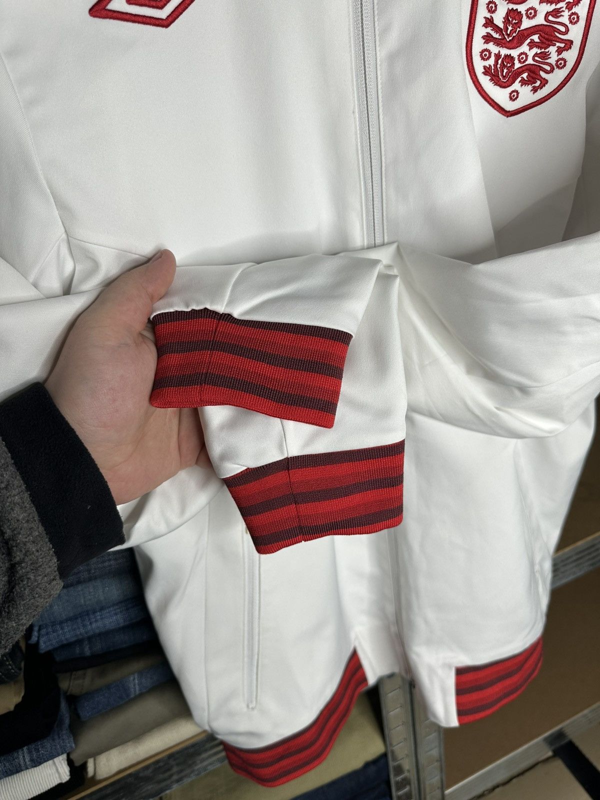 Umbro England 2012/2013 Umbro Football Jacket Soccer Jersey Size S Size US S / EU 44-46 / 1 - 10 Thumbnail