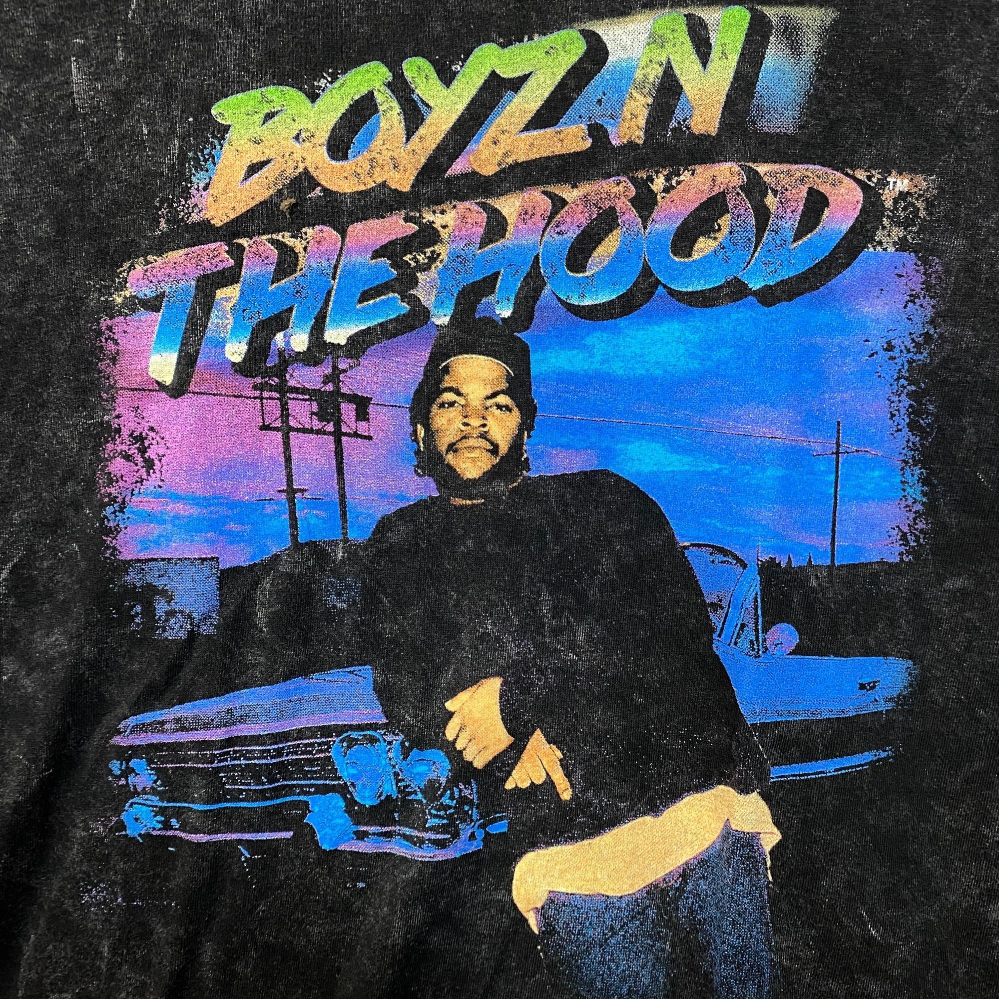 Band Tees Boyz In The Hood Ice Cube Mineral Wash T-Shirt Large Size US L / EU 52-54 / 3 - 2 Thumbnail