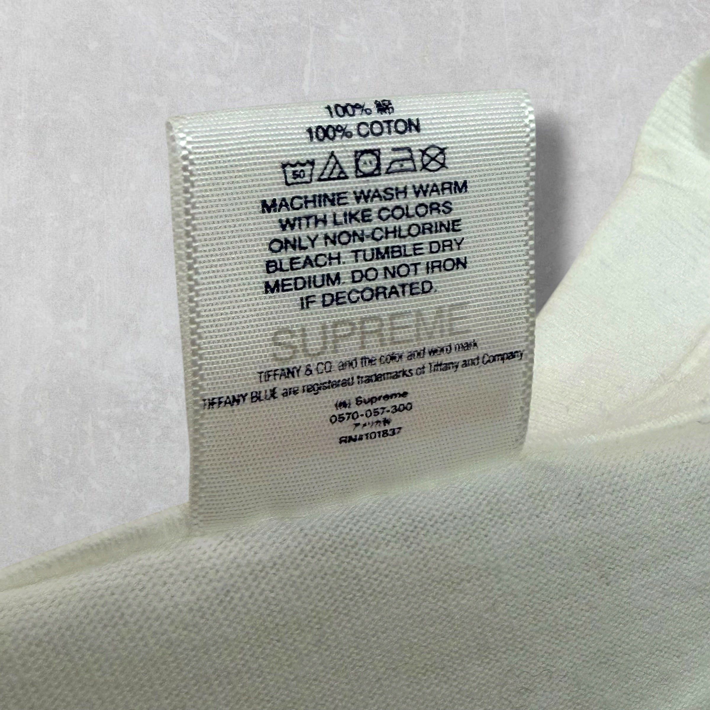 Supreme Supreme Tiffany & Co. Box Logo Tee XXL Size US XXL / EU 58 / 5 - 5 Thumbnail