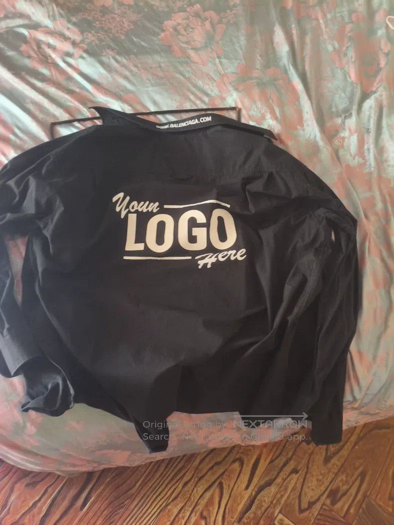 Balenciaga Balenciaga Short Sleeve Shirt, Black Logo Version Size US S / EU 44-46 / 1 - 2 Thumbnail
