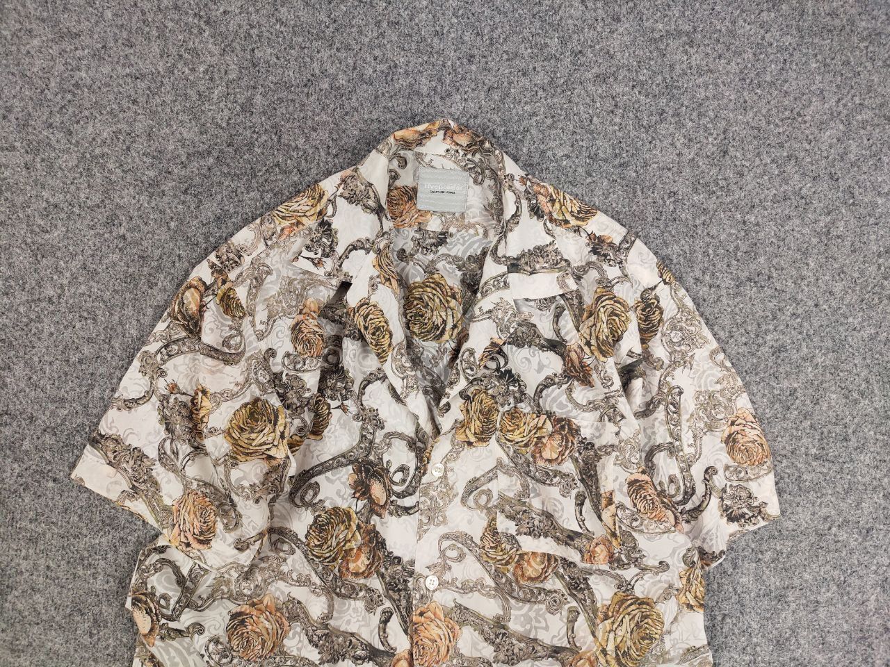Japanese Brand Vintage 90's ElVencedor Uomo Japan Light Prin Flowers Shirt Size US L / EU 52-54 / 3 - 8 Thumbnail