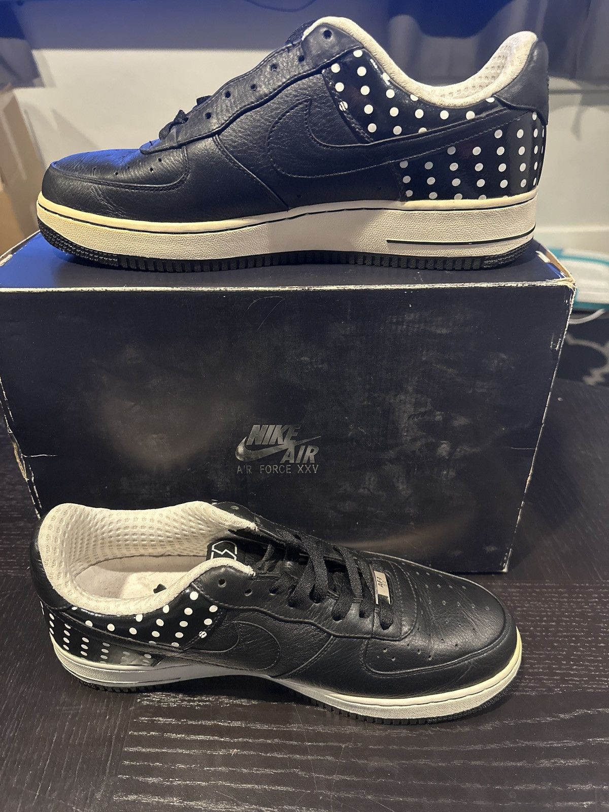 Nike Nike Air Force 1 ’07 Premium “Polka Dot” 316108-001 Size US 11 / EU 44 - 1 Thumbnail