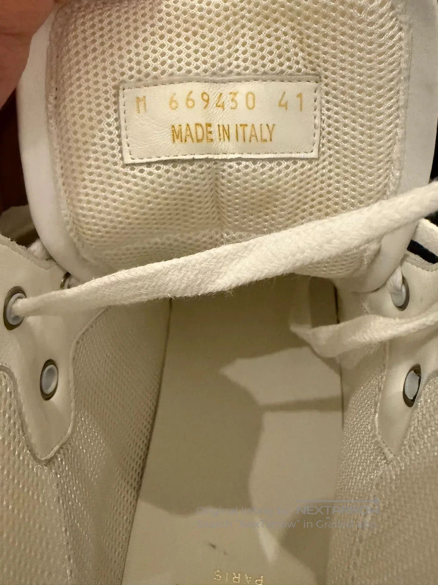 Saint Laurent Paris Saint Laurent High-Top Sneakers with Print. Size US 8 / EU 41 - 7 Thumbnail