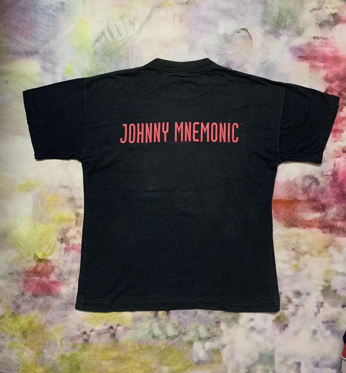 Vintage Vintage Johnny Mnemonic Cyberpunk Film Promo Keanu Reeves Size US M / EU 48-50 / 2 - 2 Thumbnail