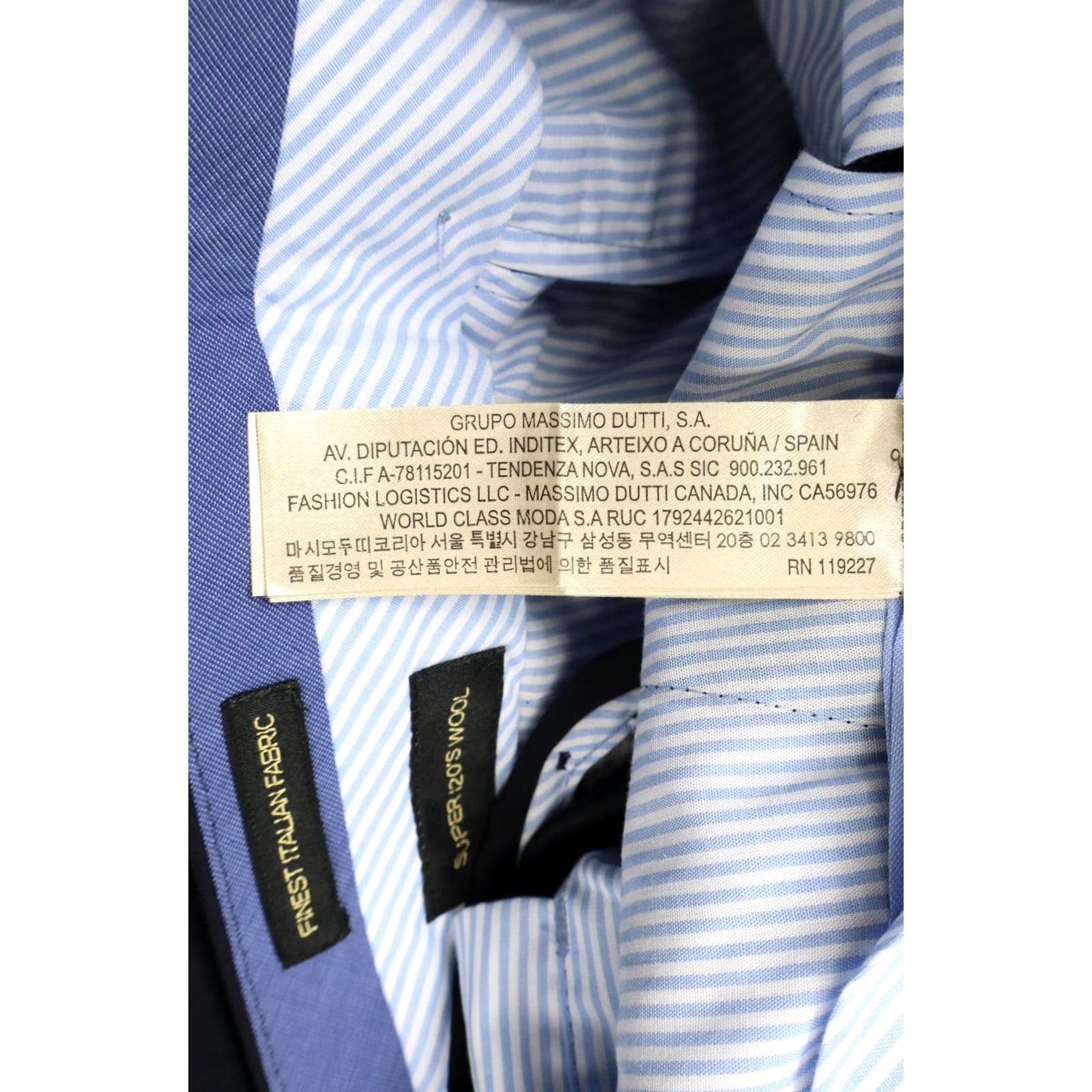 Massimo Dutti Massimo Dutti Pleated Mens UK 30 Black Trousers Men Zip Fly Pure Wool Tapered Fit Size US 30 / EU 46 - 6 Thumbnail