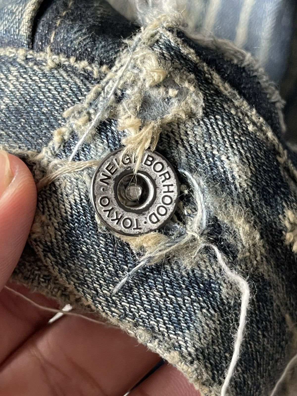 Neighborhood Sample Neighborhood Savage Type-1 Denim Jacket C1 Size US XL / EU 56 / 4 - 20 Thumbnail