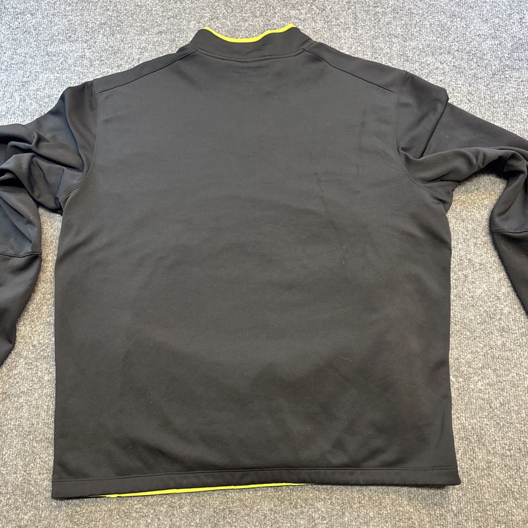 Nike Nike Golf Tour Performance THERMA-FIT 1/4 Zip JACKET Coat Black Yellow MEN'S XL Size US XL / EU 56 / 4 - 5 Thumbnail