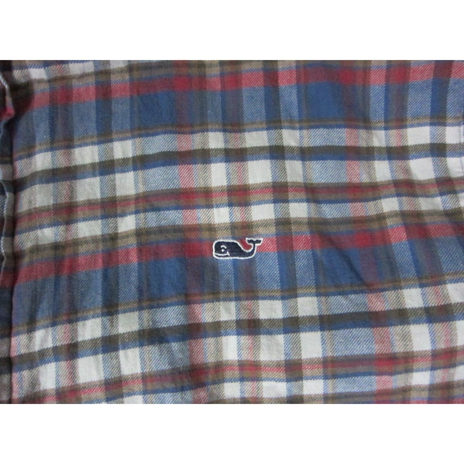 Vineyard Vines Vineyard Vines Shirt XL Blue Red Plaid Whale Mens Button-Up Collared Long Sleeve 90s Colorful Size US S / EU 44-46 / 1 - 3 Thumbnail