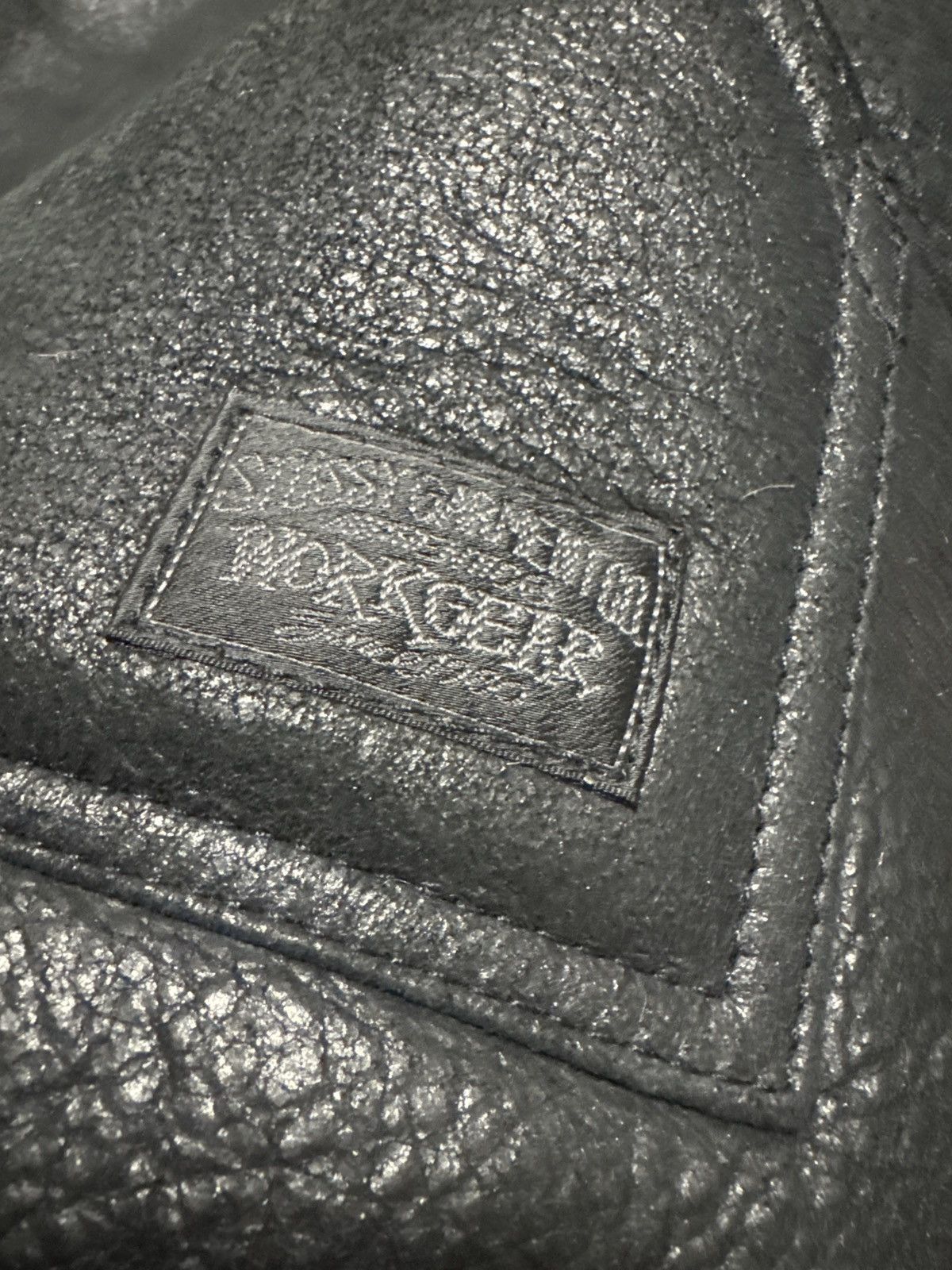 Stussy STUSSY LEATHER JACKET SHEARLING Size US M / EU 48-50 / 2 - 7 Thumbnail