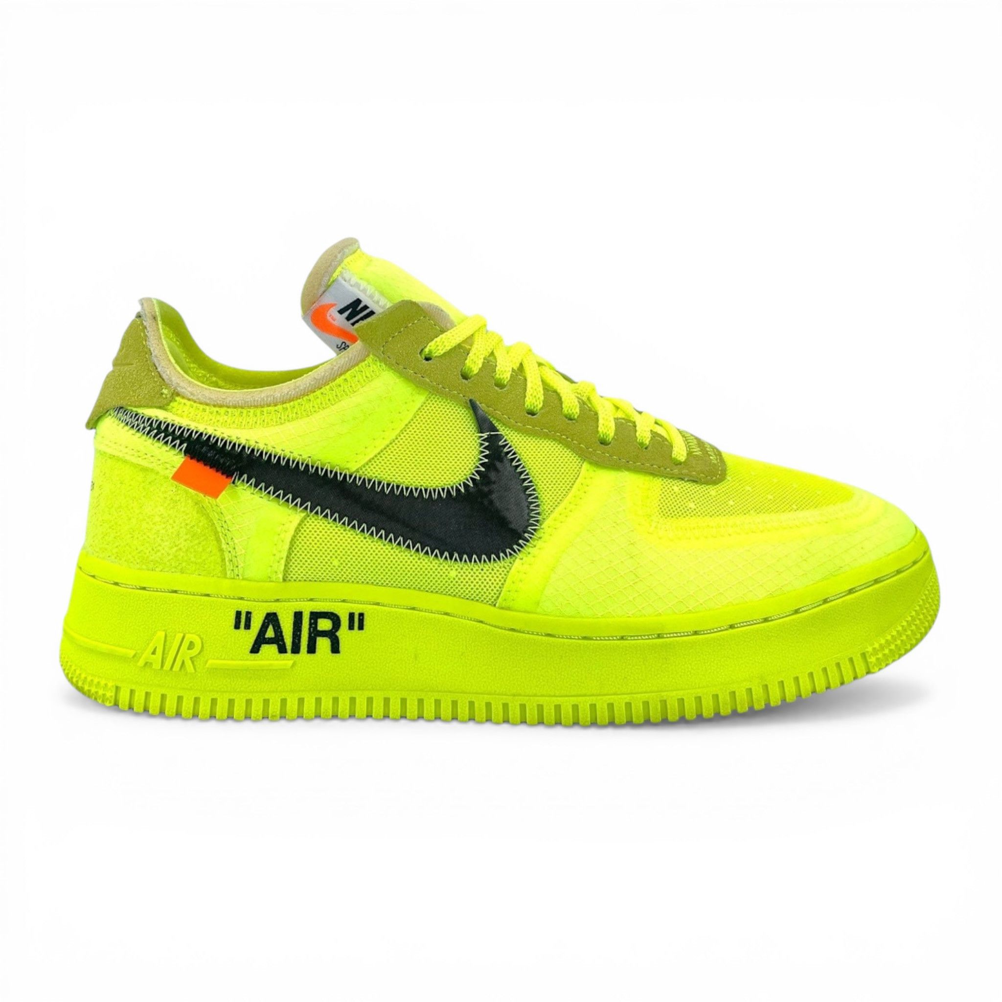 Nike Air Force 1 Low Off-White Volt Size US 9 / EU 42 - 1 Thumbnail