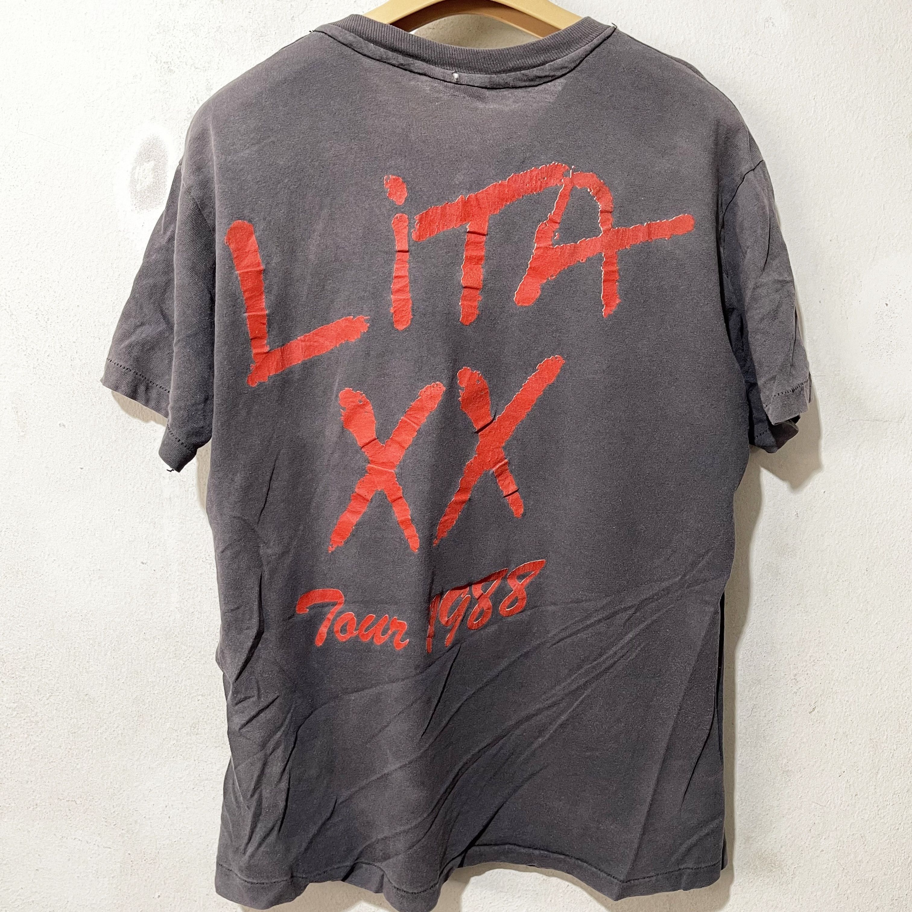 Band Tees × Vintage Vintage 1988 Lita Ford Shirt Size US M / EU 48-50 / 2 - 3 Thumbnail