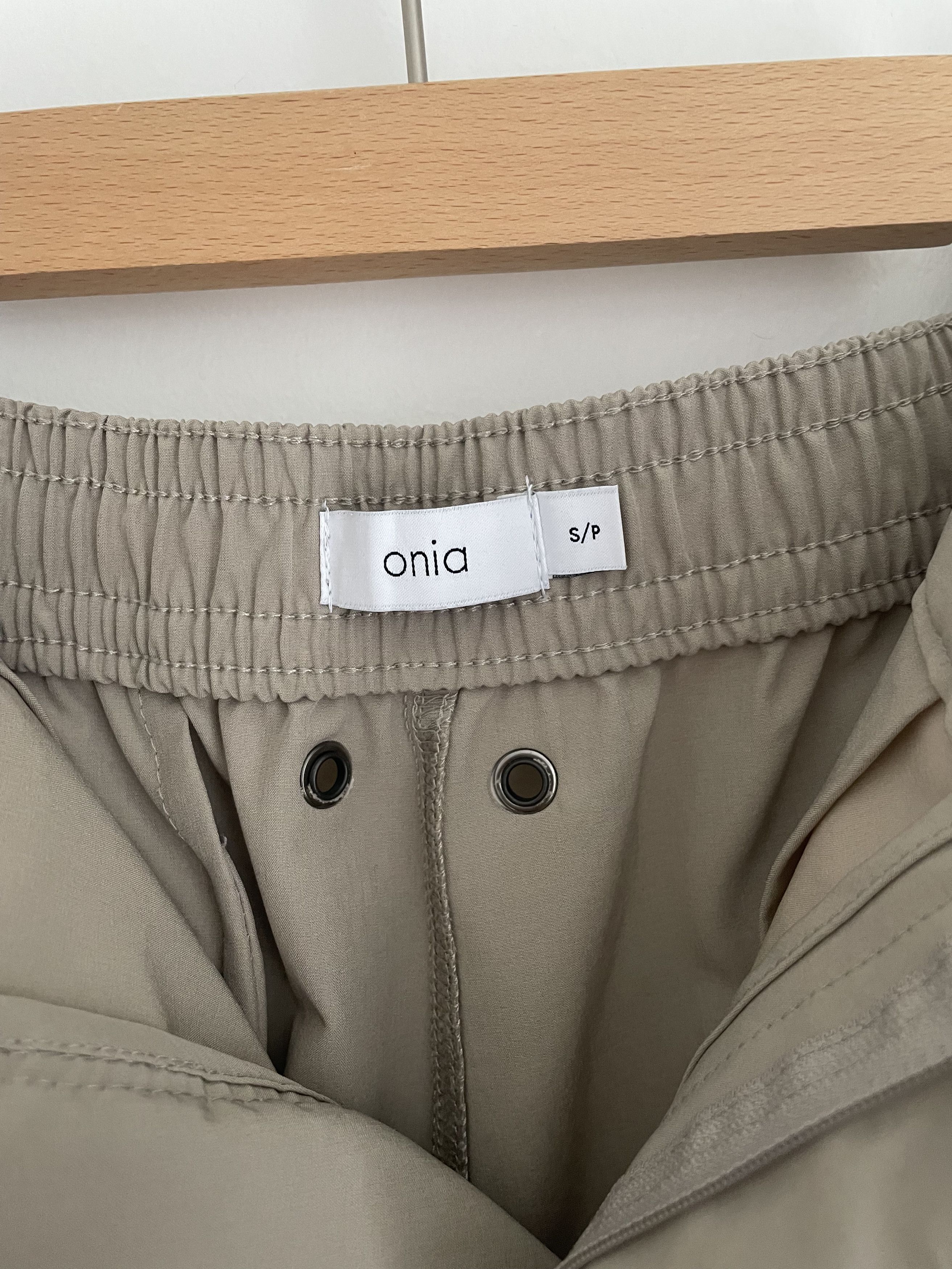 Onia Onia All Purpose Shorts Small Khaki Size US 30 / EU 46 - 6 Thumbnail