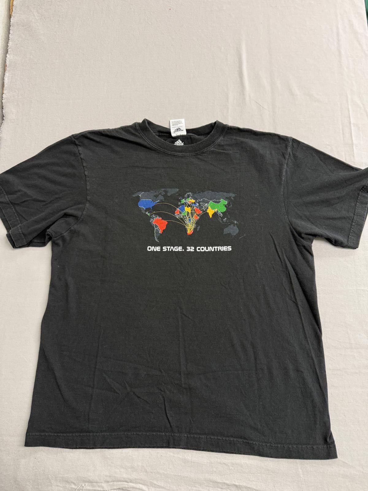 Adidas Fifa South Africa World Cup 2010 T-hirt 1 Stage 32 Countries Size US L / EU 52-54 / 3 - 1 Thumbnail