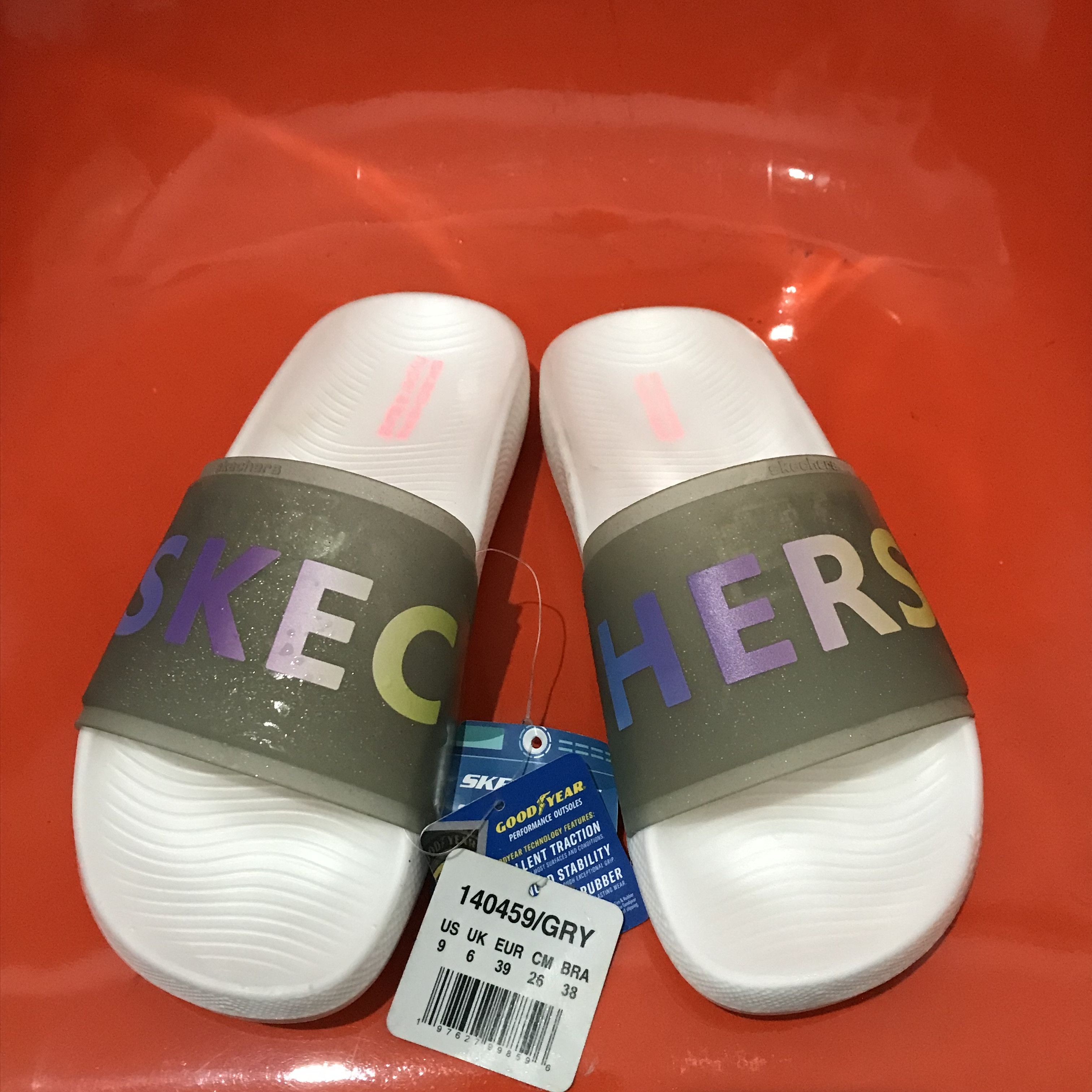 SKECHERS Skechers Sandals X Goodyear wellted Sole Go Walk hyper slide Size US 6 / EU 39 - 3 Thumbnail