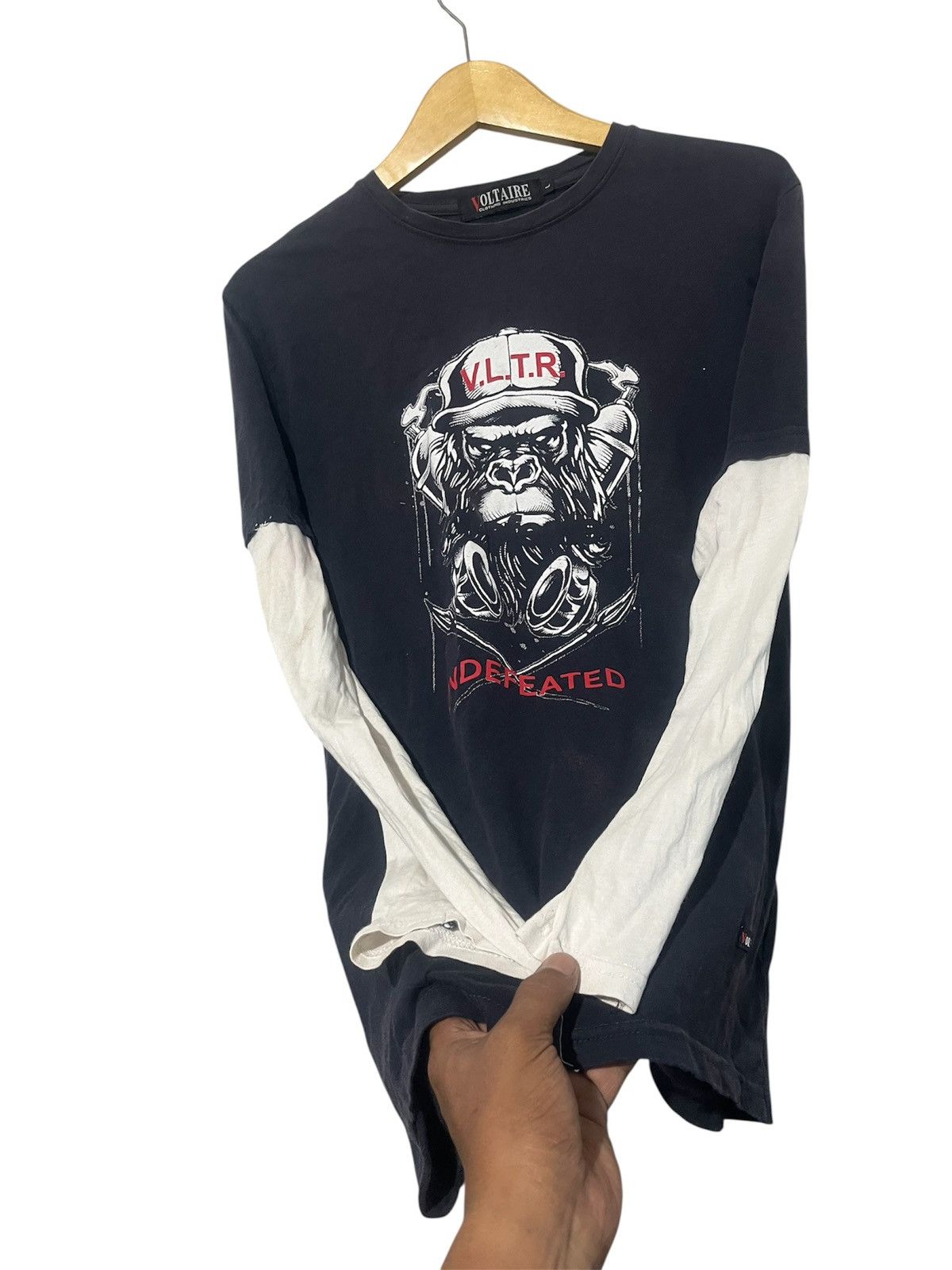 Zadig & Voltaire Long sleeve T-shirt Double Layer voltaire y2k Size US M / EU 48-50 / 2 - 1 Thumbnail