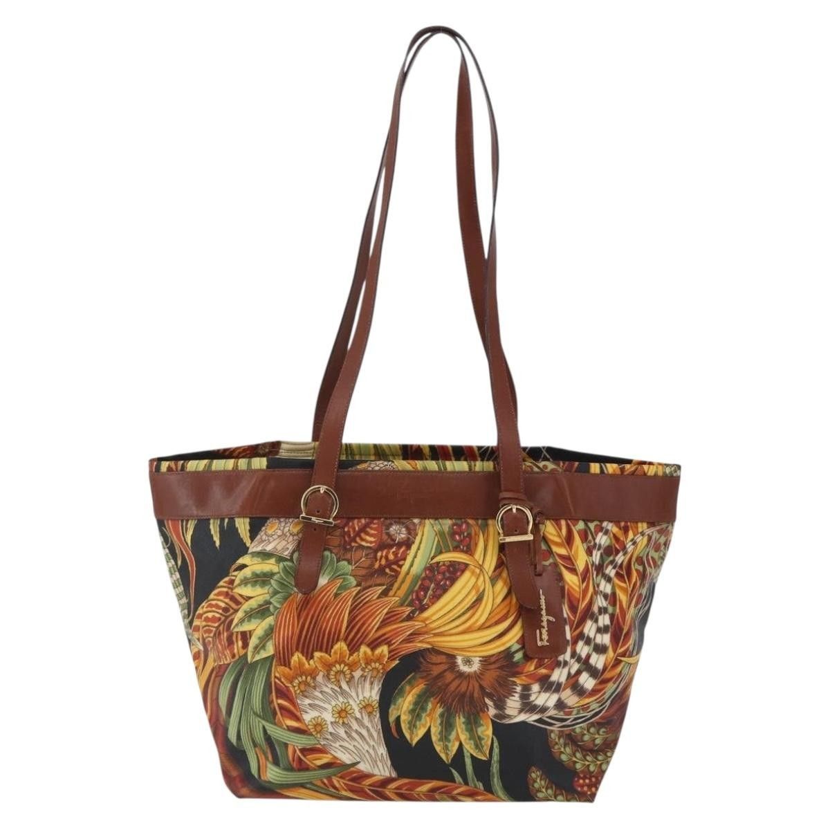 Salvatore Ferragamo Salvatore Ferragamo Flower tote Canvas Size ONE SIZE - 1 Thumbnail