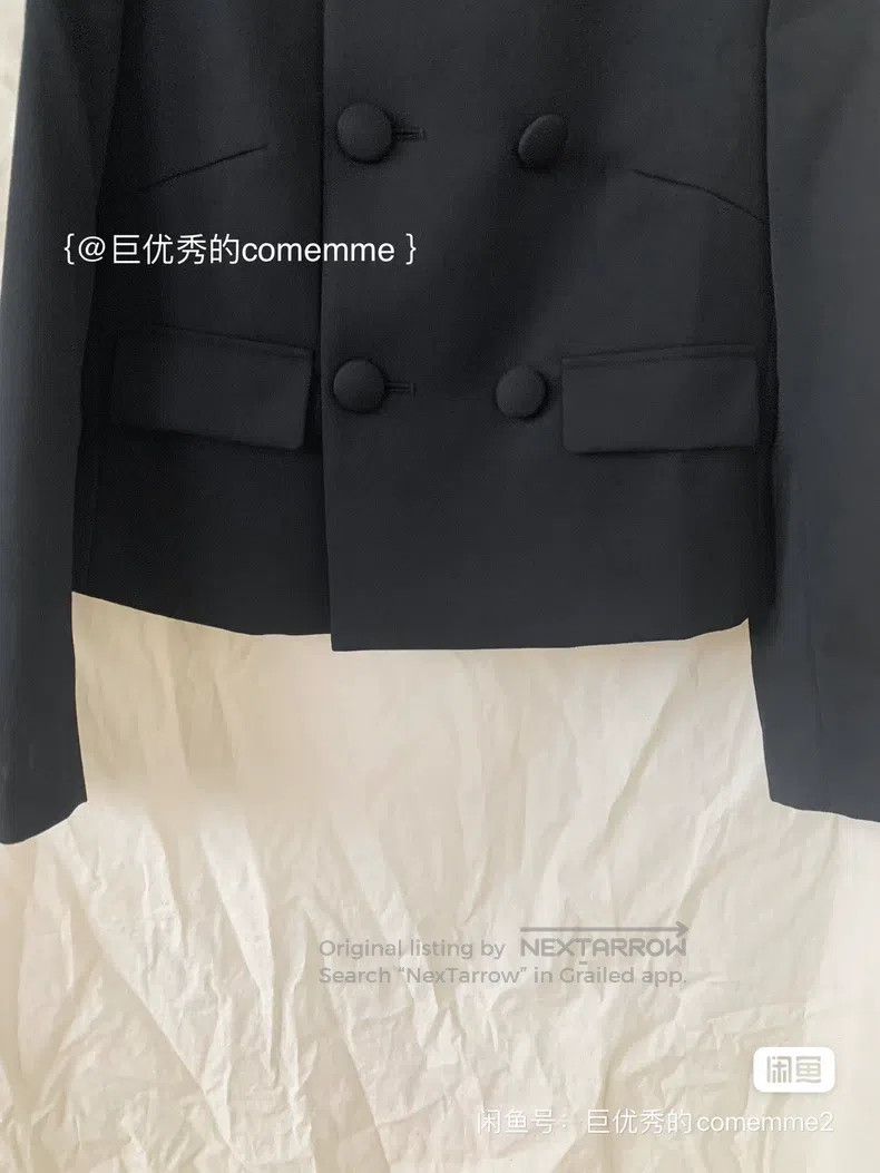 Comme des Garcons Comme des Garcons Black notched lapel fake double-breasted Size M / US 6-8 / IT 42-44 - 4 Thumbnail