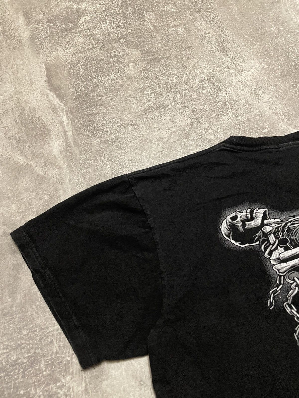 Affliction Vintage Skeleton Playing Guitar Affliction Style T-Shirt Size US XL / EU 56 / 4 - 9 Thumbnail