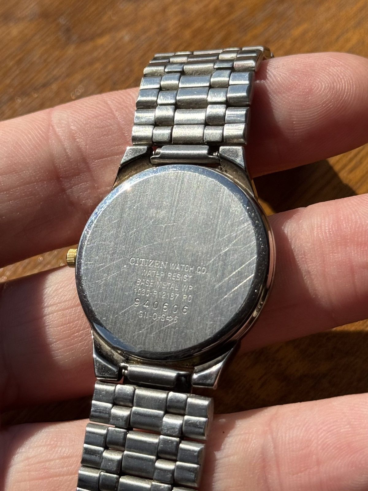 Citizen × Japanese Brand 💗Vintage 90s Citizen retro Watch Japanese Quartz, WORK Size ONE SIZE - 5 Thumbnail