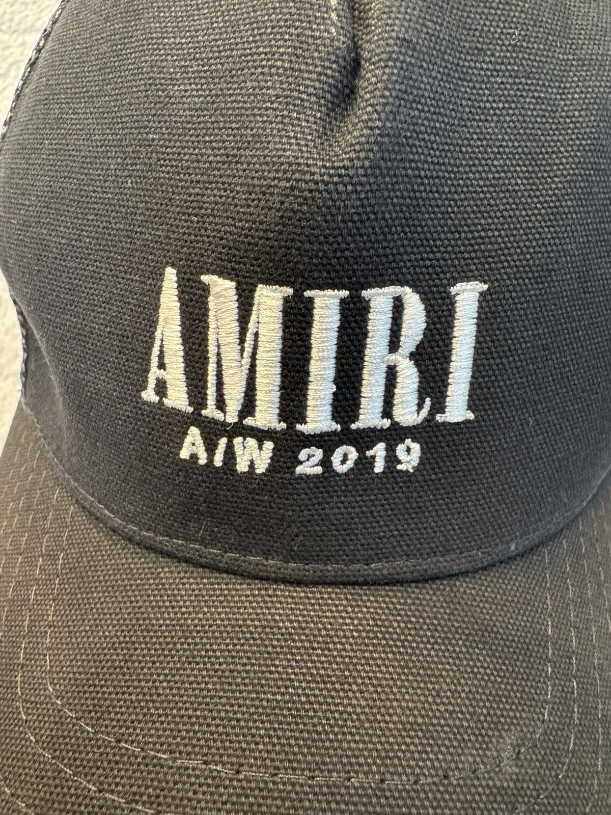 Amiri EUC AMIRI A/W 2019 Embroidered Cap in Black & White Size ONE SIZE - 5 Thumbnail