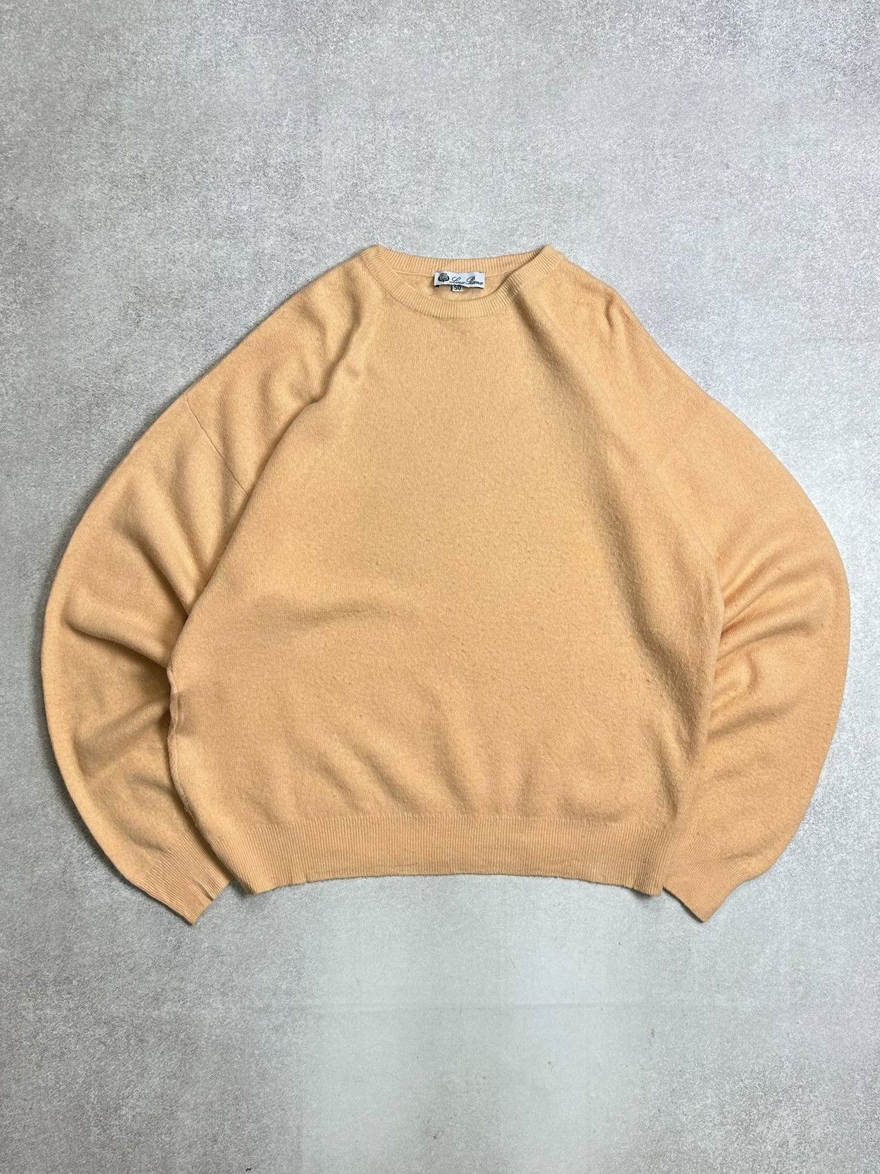 Loro Piana Loro Piana Lama Wool Mens Orange Knit Sweater 50 Size US M / EU 48-50 / 2 - 1 Thumbnail