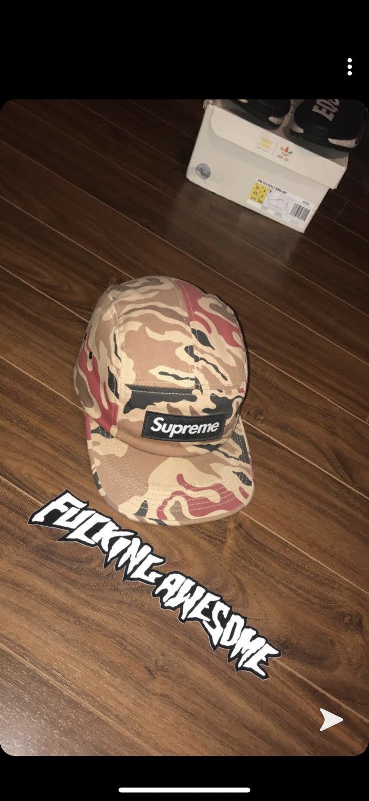 image of Supreme Utility Camp Cap in Brown, Men's