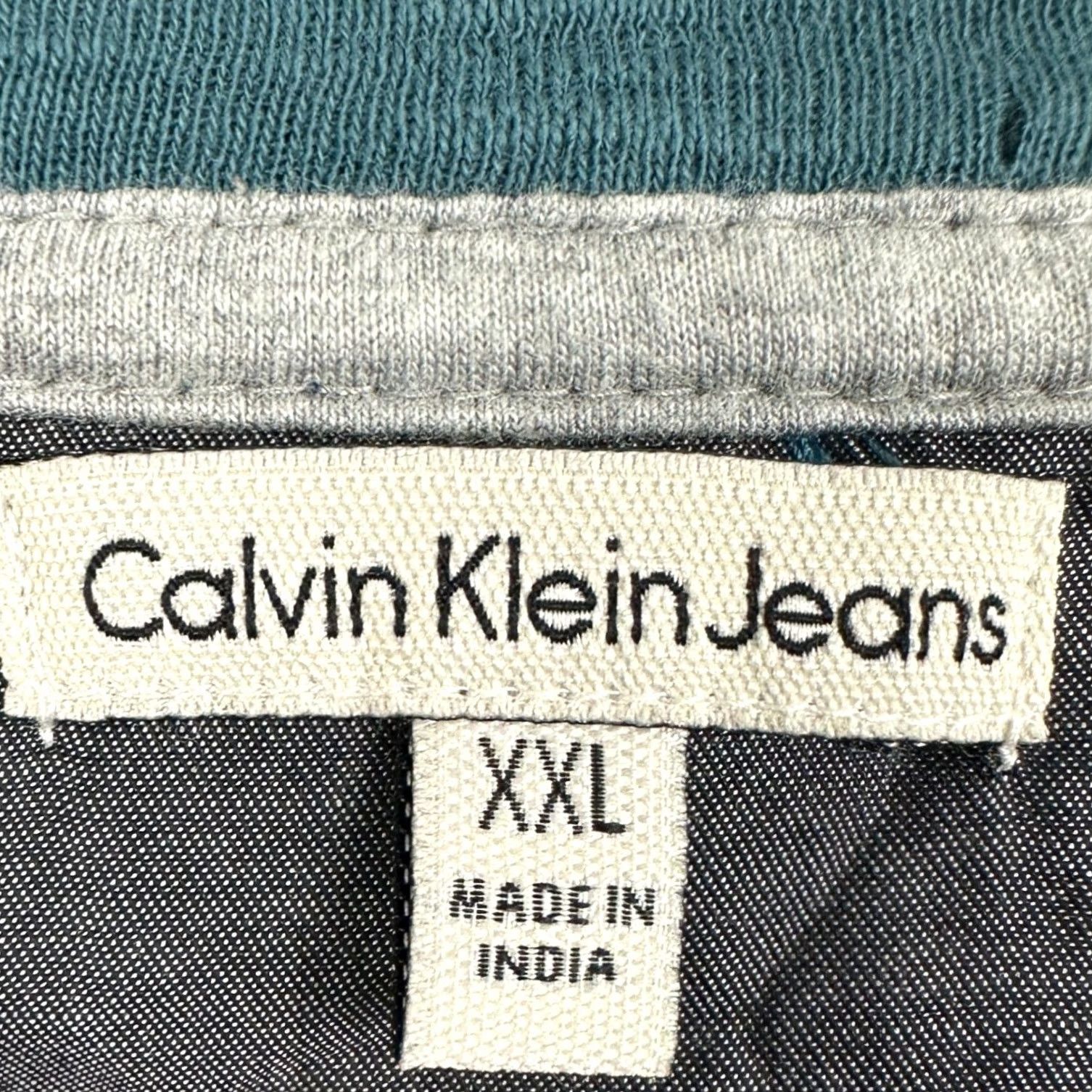 Calvin Klein Calvin Klein Jeans T-Shirt Long Sleeve Tee Men 2XL Teal Crewneck Long Sleeve NEW Size US XXL / EU 58 / 5 - 4 Thumbnail