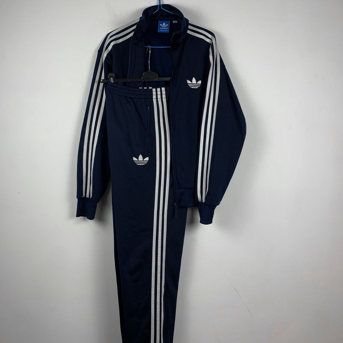 Adidas Vintage Adidas Firebird Track Suit Set Zip Jacket Pants Size US M / EU 48-50 / 2 - 1 Thumbnail