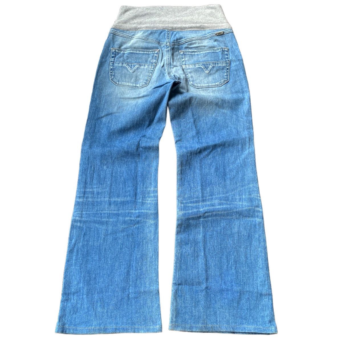 Diesel × Jean × Le Grande Bleu (L.G.B.) Vintage 2000s Diesel Boot Cut Denim Flared Denim Jeans Y2K Size US 28 / EU 44 - 3 Thumbnail