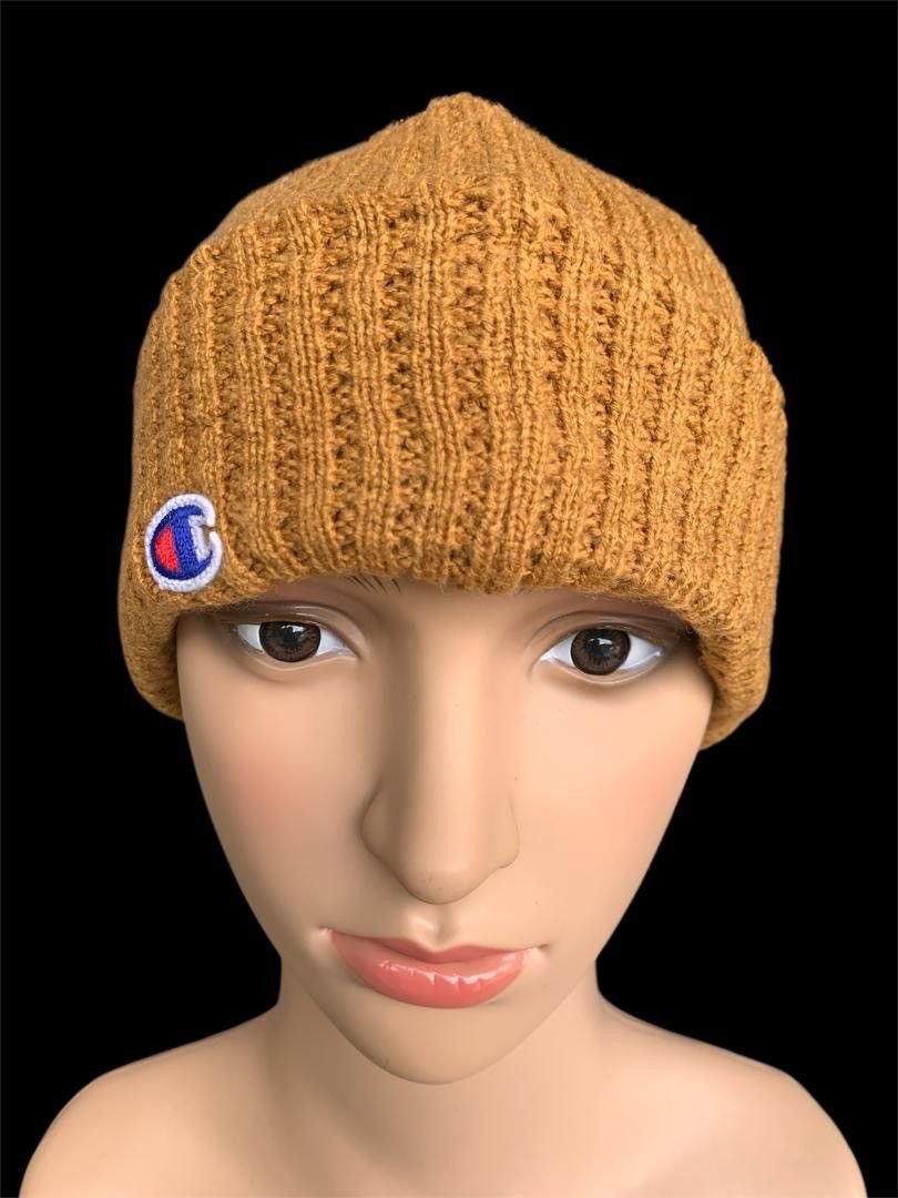Champion × Japanese Brand × Vintage Champion Knitt Hat Vintage Size ONE SIZE - 2 Thumbnail