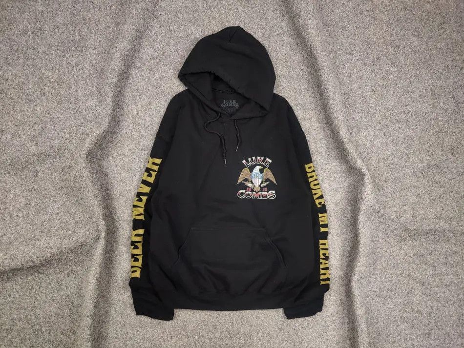 Other Luke Combs world tour America Vintage Style Logo Hoodie Size US M / EU 48-50 / 2 - 1 Thumbnail