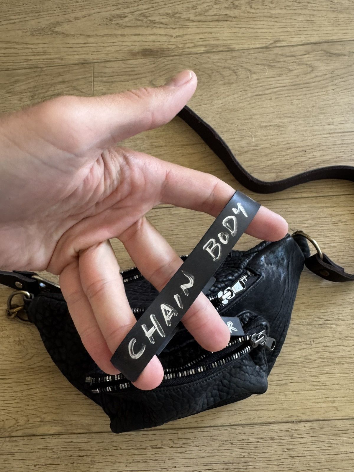 IERIB Leather chain body bag Size ONE SIZE - 6 Thumbnail