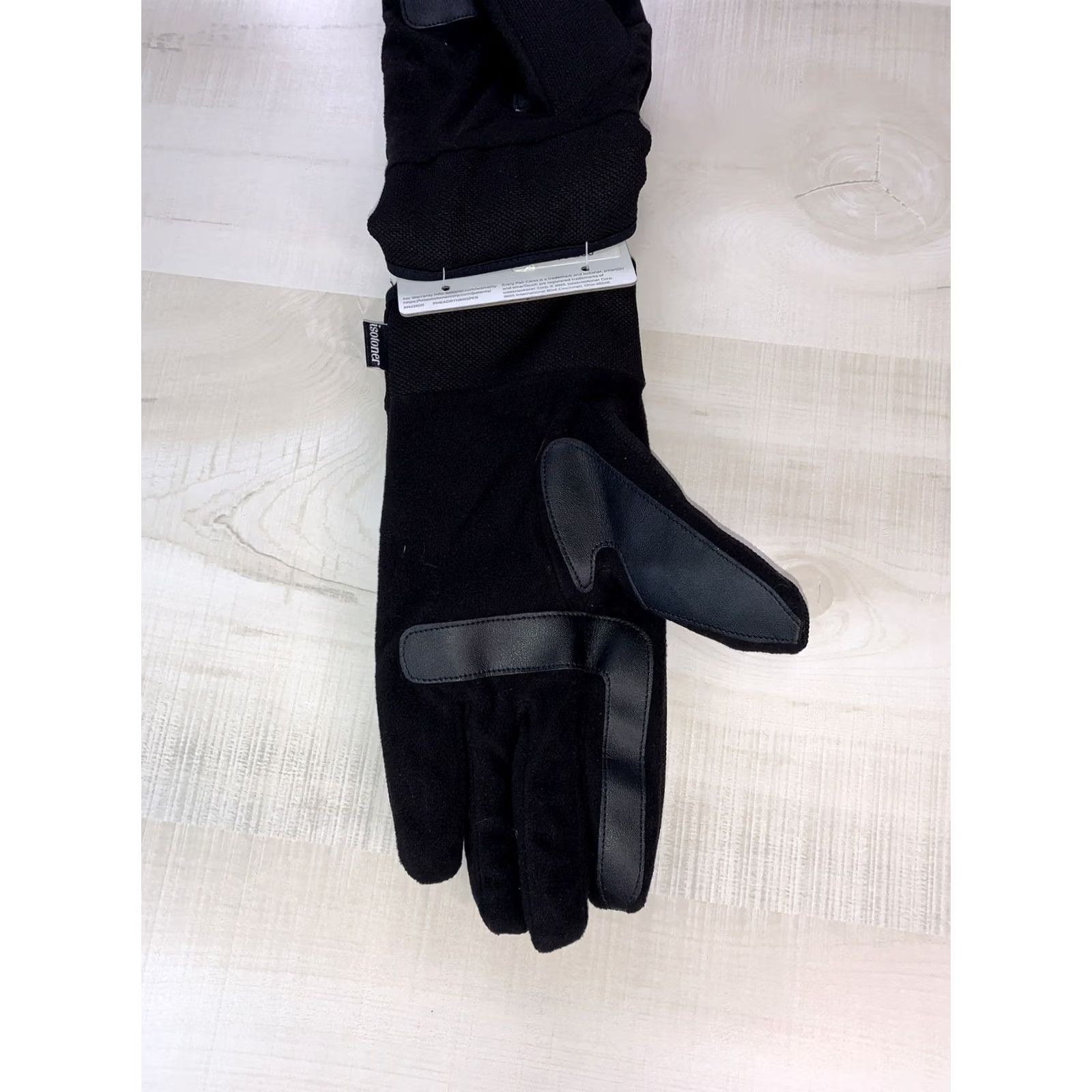 Vintage isotoner Gloves M EN XL Black Winter NWT-12293 Size ONE SIZE - 5 Thumbnail