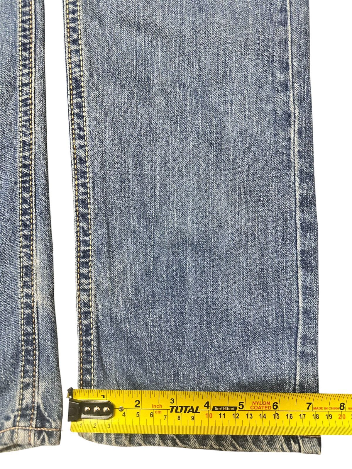 Edwin Edwin XV Leather Trimmed Whiskers Jeans Japan Made Size US 32 / EU 48 - 8 Thumbnail