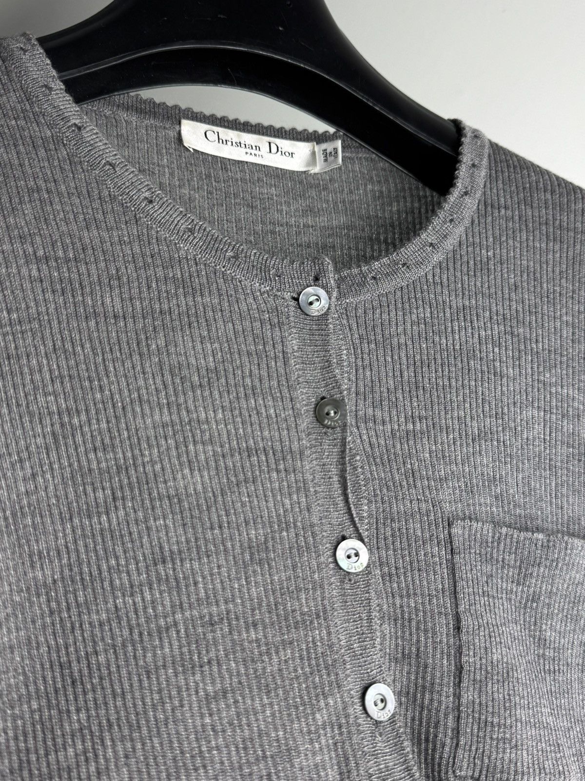 Dior Vintage Christian Dior Turtleneck / Cardigan Size S / US 4 / IT 40 - 3 Thumbnail