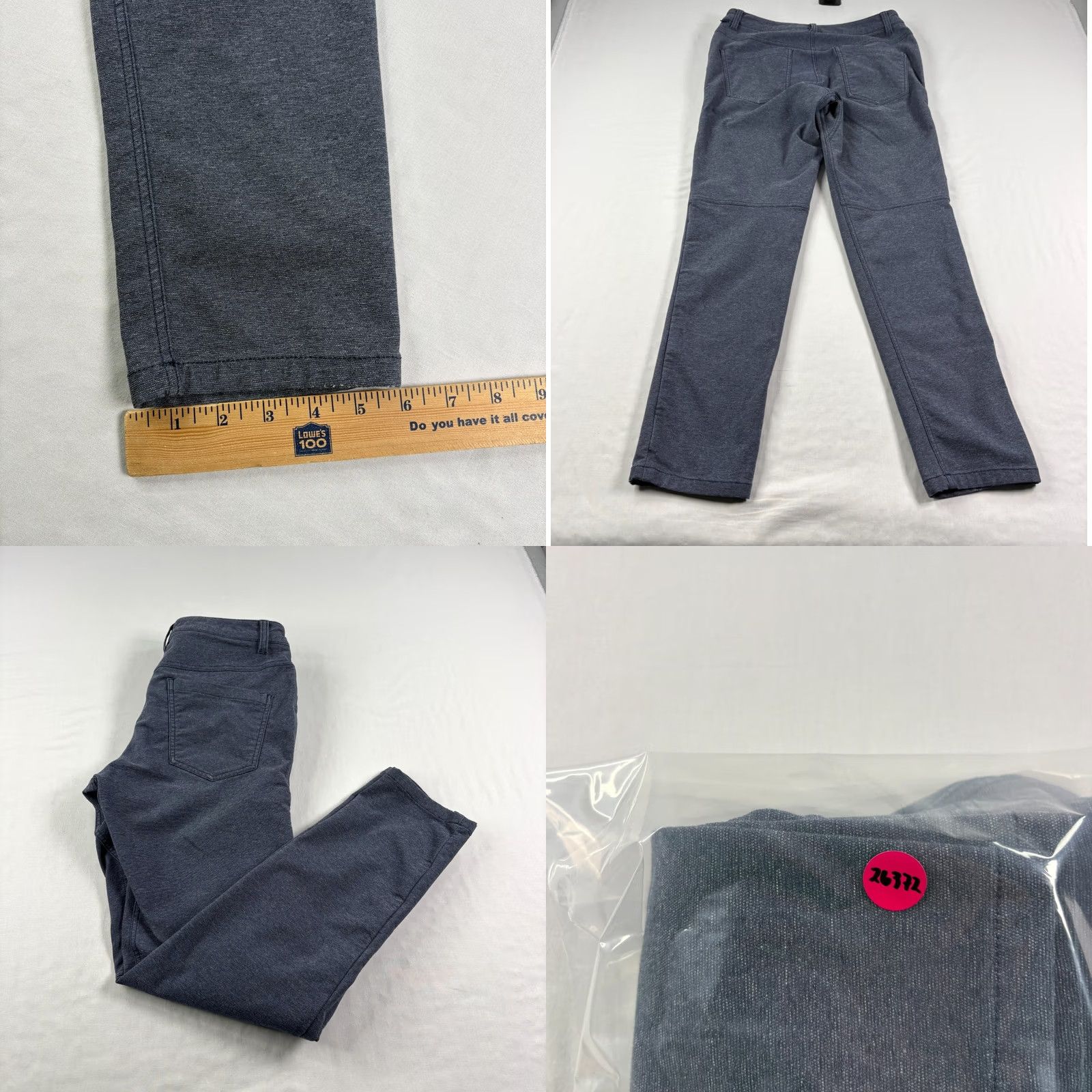 Lululemon Lululemon ABC Pants Mens 30x31 Blue Chino Slim Fit Tech Canvas Stretch Preppy Size US 30 / EU 46 - 8 Thumbnail