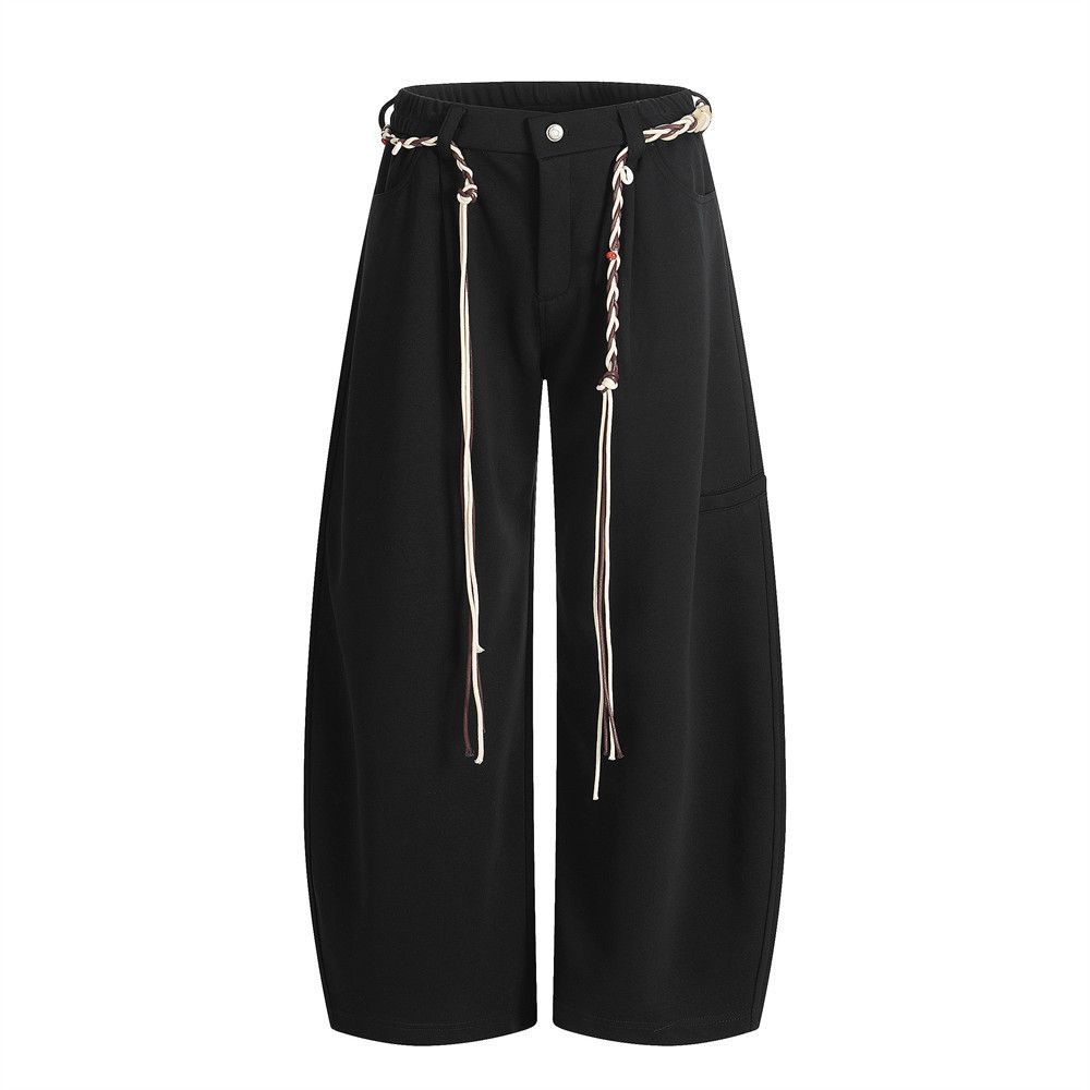Japanese Brand Men's Versatile Vibe Loose Casual Trousers with Drawstring Size US 32 / EU 48 - 1 Thumbnail
