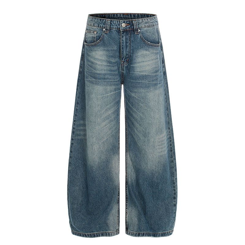 Jean American retro washed whiskered scimitar jeans for men Size US 32 / EU 48 - 1 Thumbnail