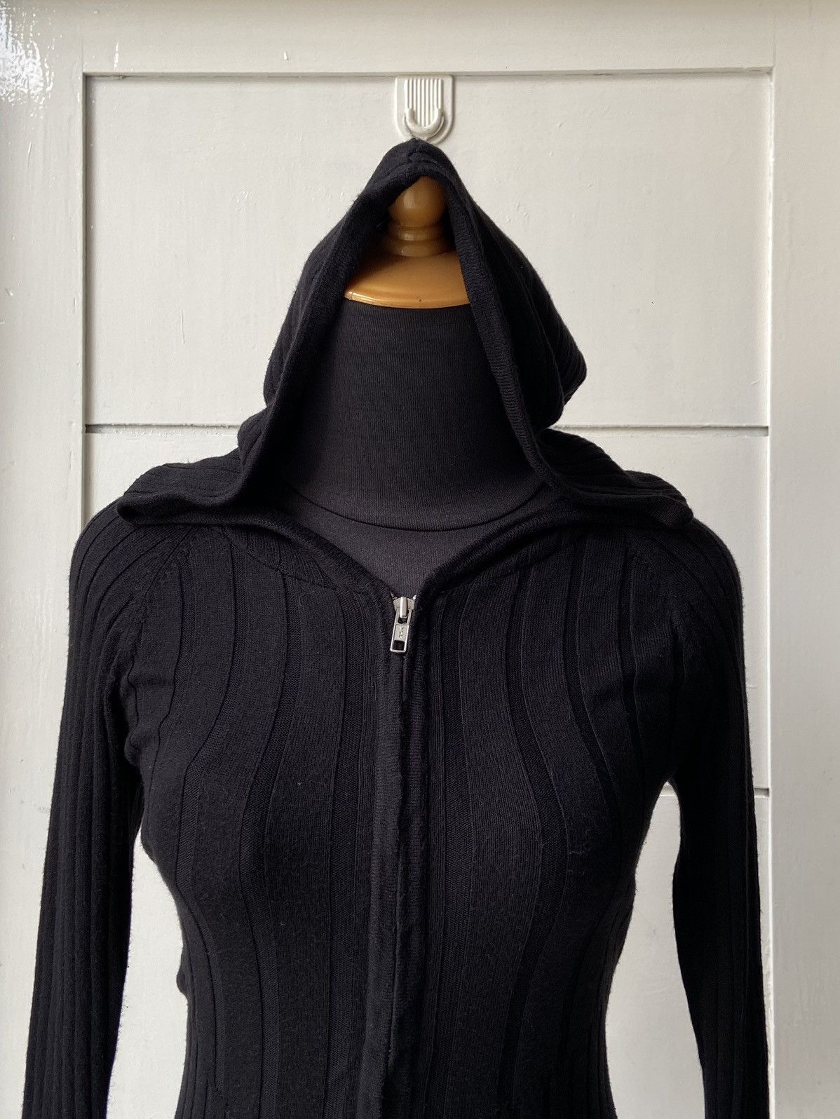 Tornado Mart TORNADO MART Black Knit Jacket Size US XS / EU 42 / 0 - 3 Thumbnail