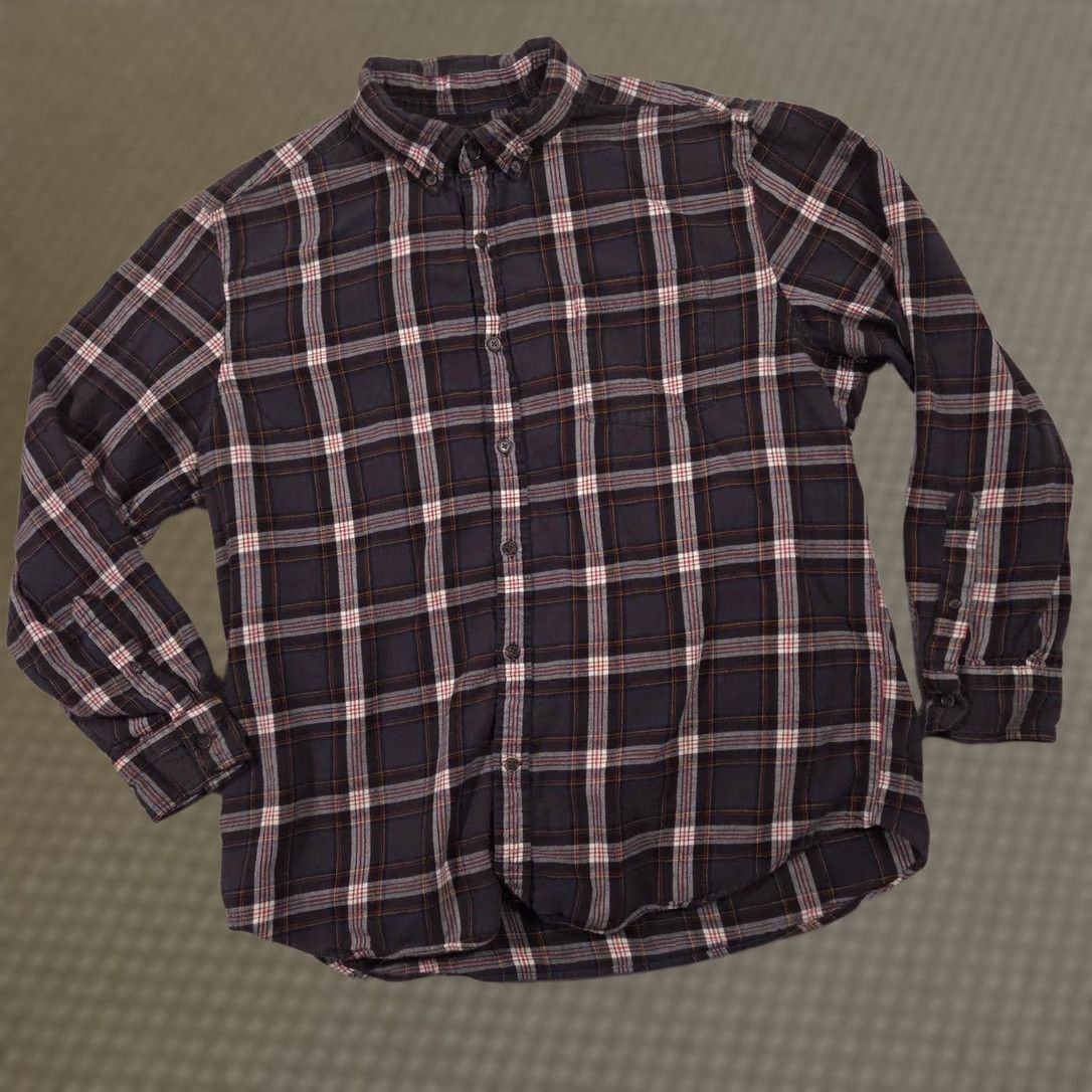 Vintage St. John's Bay Shirt Mens XL Blue Plaid Flannel Button Front Long Sleeve Casual Size US XL / EU 56 / 4 - 1 Thumbnail