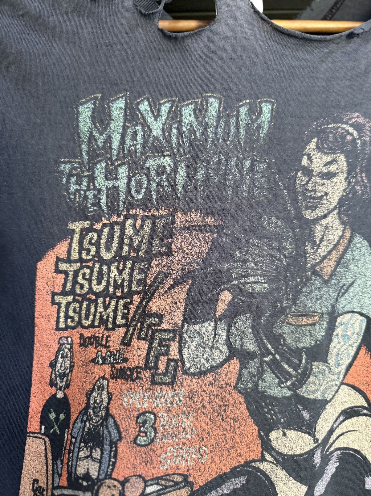 Band Tees Thrashed Vintage Maximum The Hormon Tour Very Grunge Tee Size US M / EU 48-50 / 2 - 11 Thumbnail