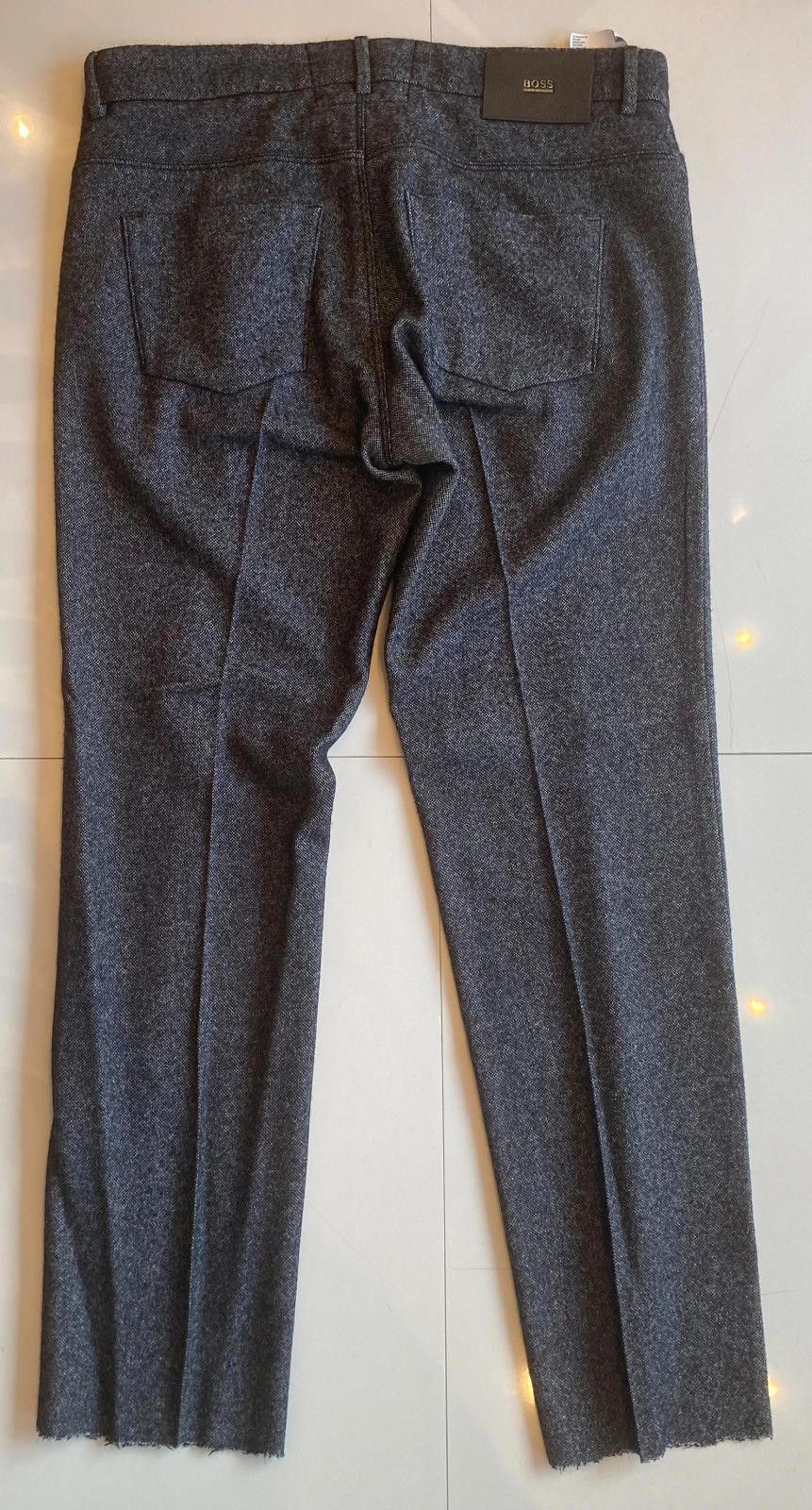 Hugo Boss Hugo Boss Cotton Wool Dark Gray Dress Pants Size US 33 - 3 Thumbnail