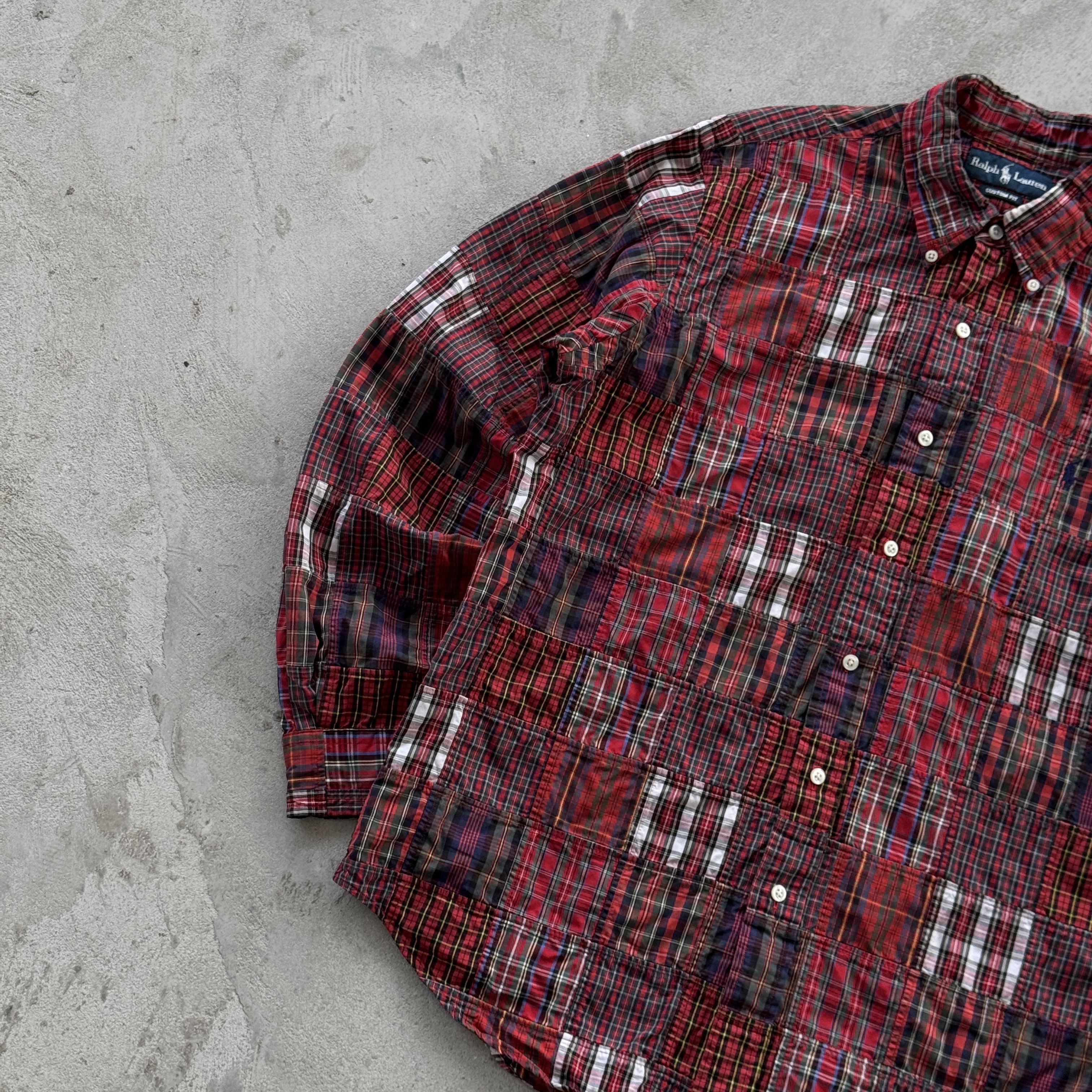 Polo Ralph Lauren Vintage 90s Polo Ralph Lauren Patch Preppy Button Ups Shirt Size US L / EU 52-54 / 3 - 3 Thumbnail
