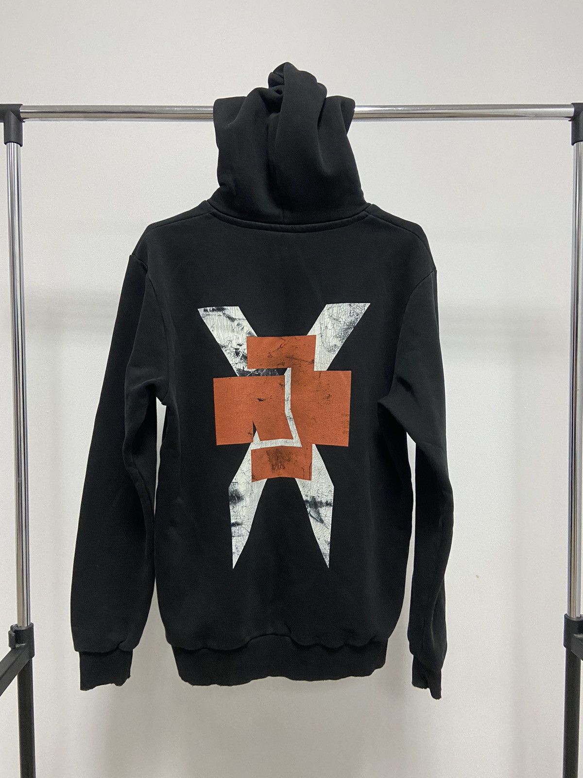 Band Tees × Vintage Rammstein Hoodie Vintage Big Logo 1994 Band Tees Avant Garde Size US M / EU 48-50 / 2 - 1 Thumbnail