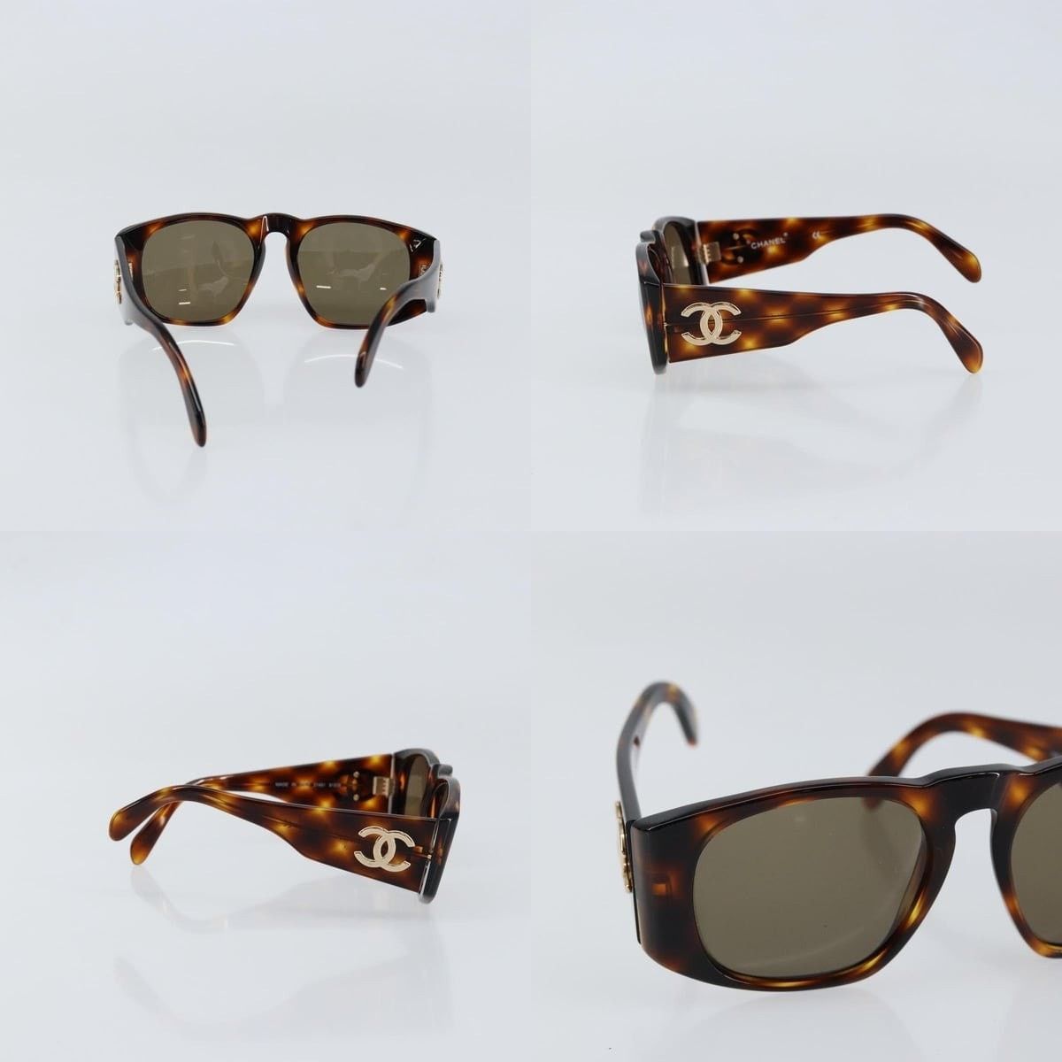 Chanel Chanel CC Plastic Sunglasses Size ONE SIZE - 3 Thumbnail